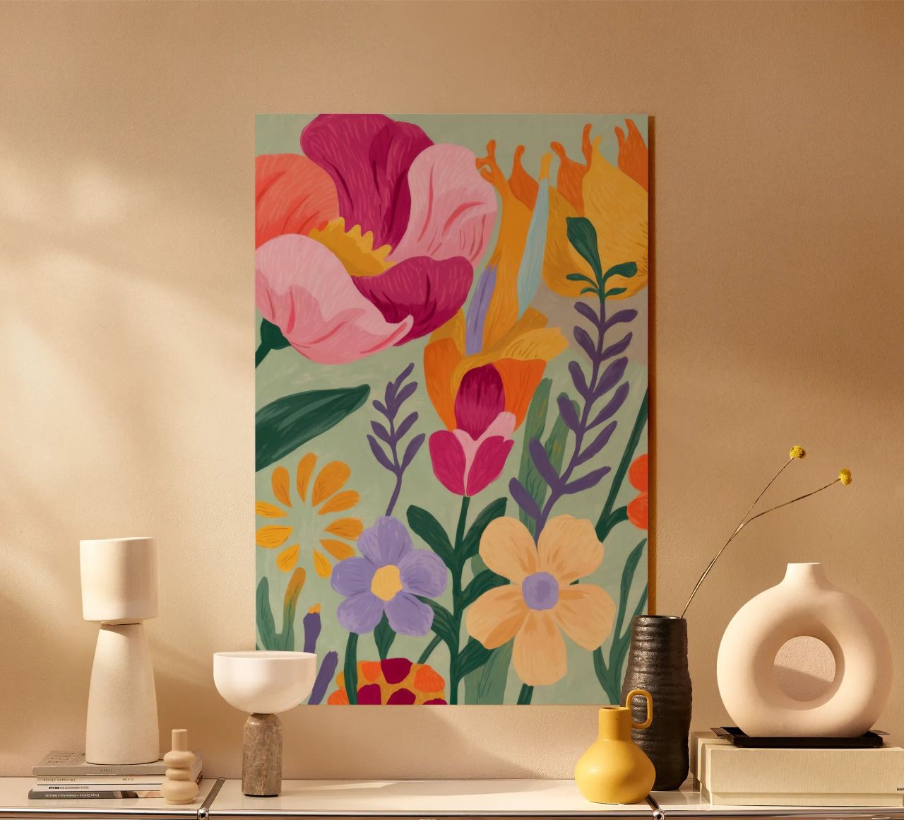 Floral Close-Up Acryl-Glas von Seren Liodra