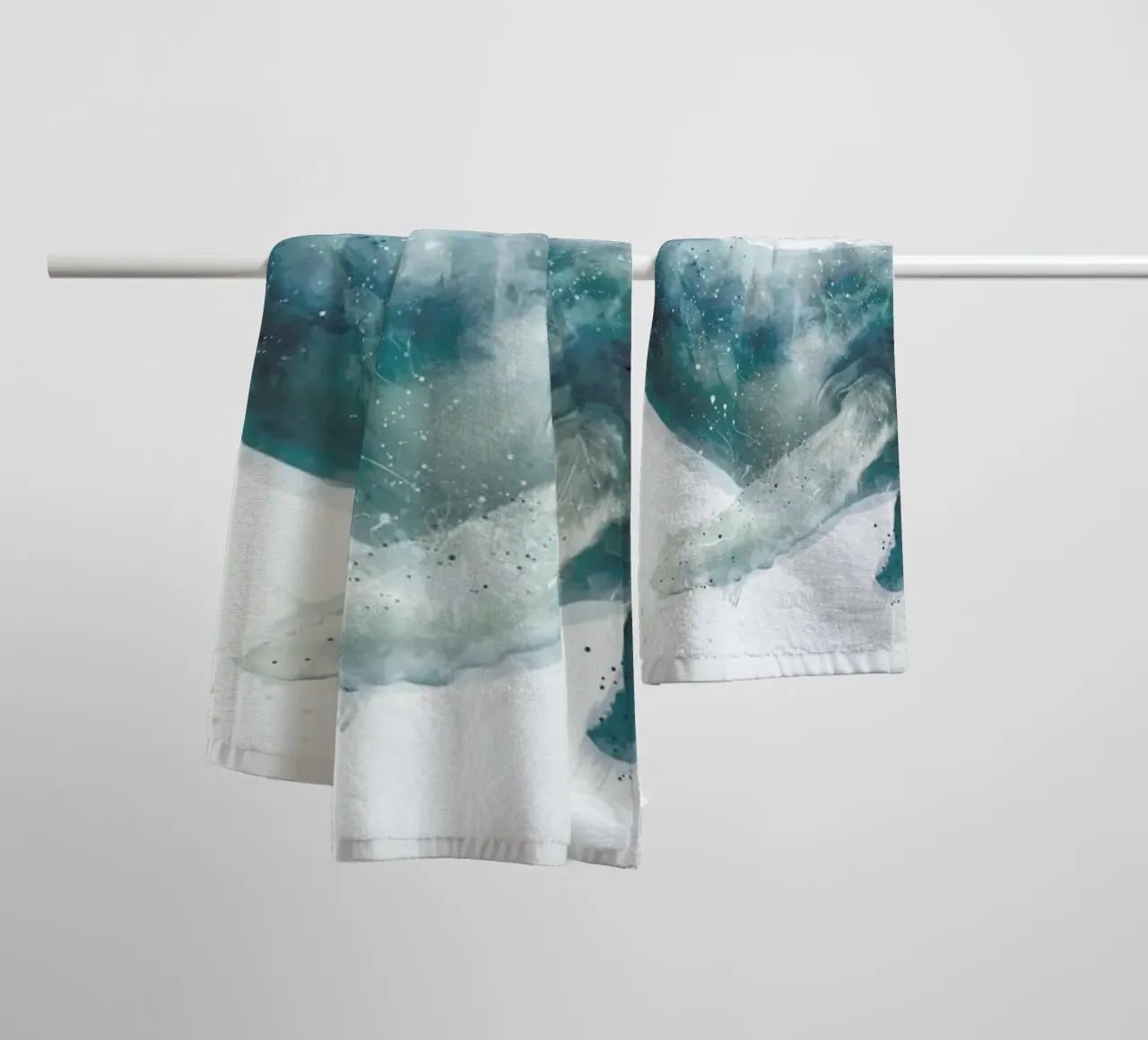 Humpback Whale towel by Amy Hamilton