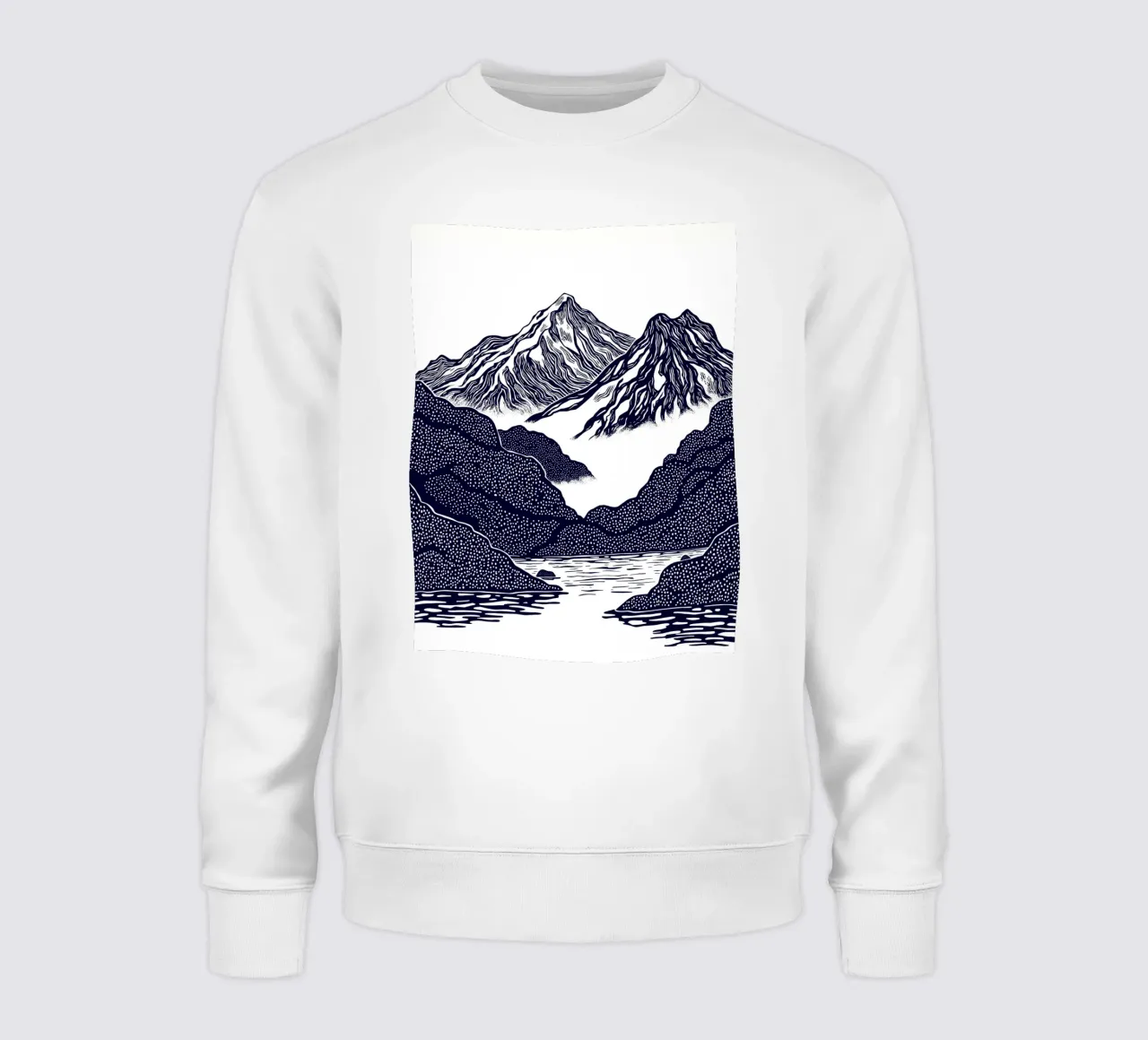 Silent Peaks felpa da Indigo Rain