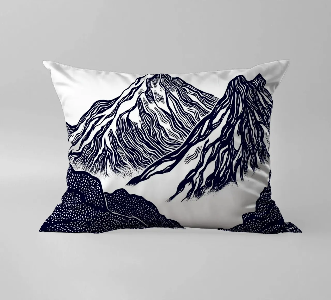 Silent Peaks cuscino da Indigo Rain