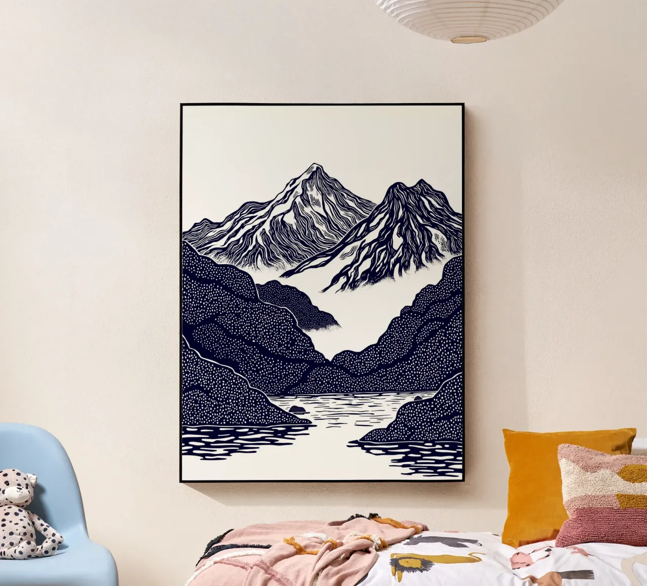 Silent Peaks plexiglass da Indigo Rain