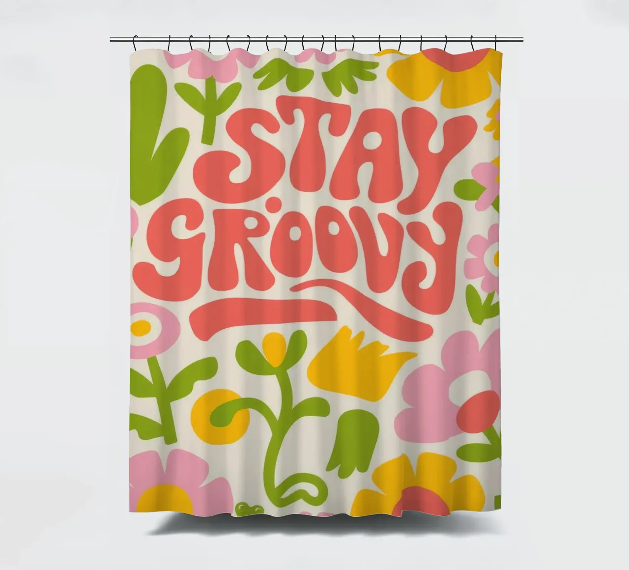 Mountain Road Trip shower curtain by Seren Liodra
