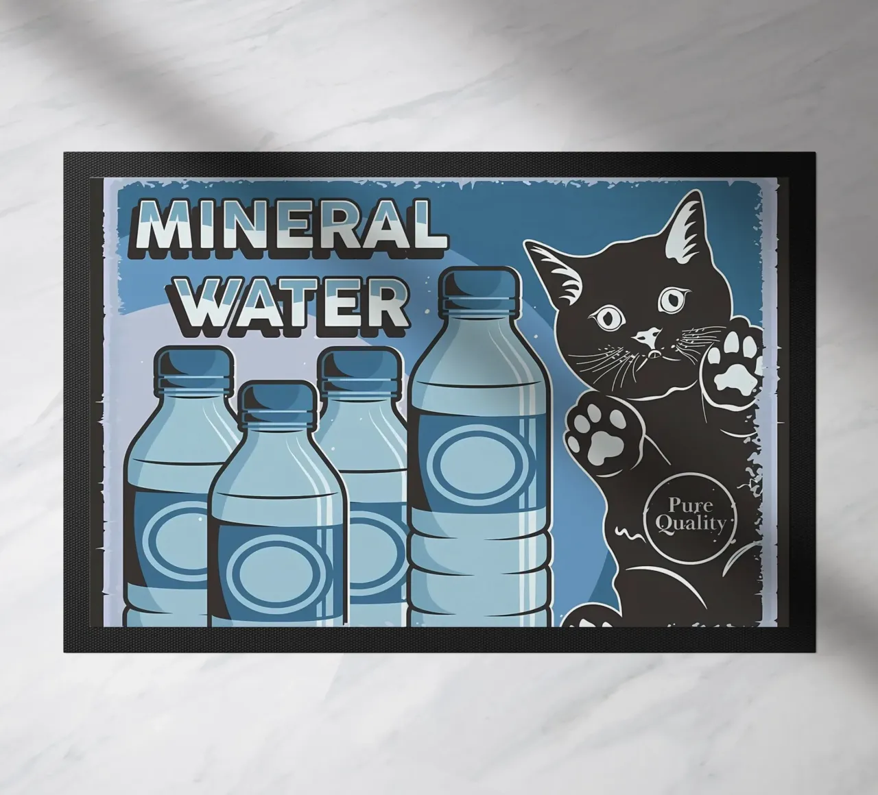 Gatto e acqua sana zerbino da Monique A Hooper