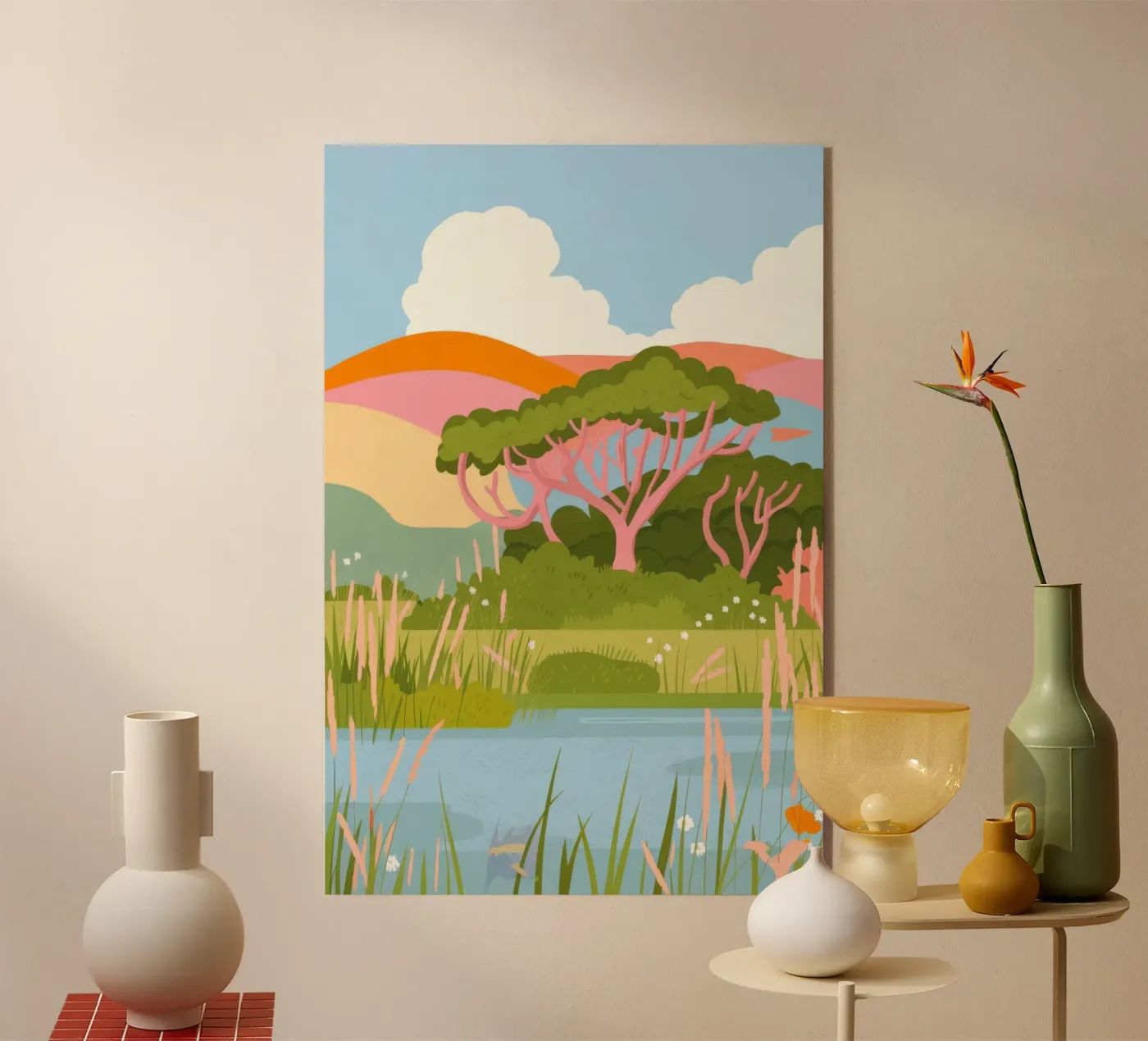 Paesaggio tranquillo plexiglass da Seren Liodra