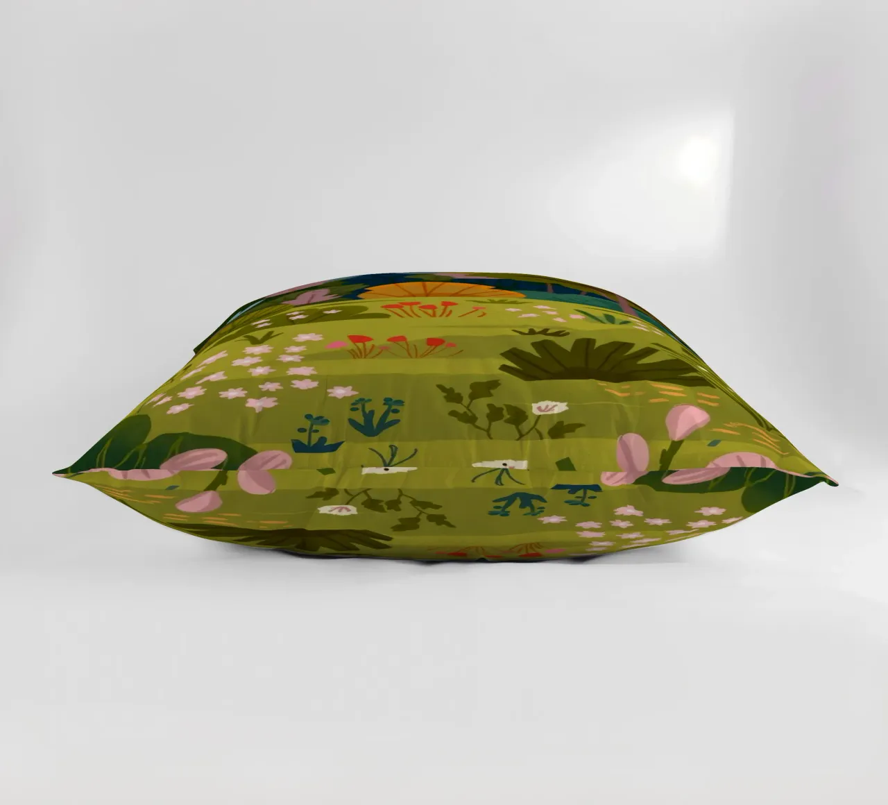 Garden Scene decorative cushion by Seren Liodra