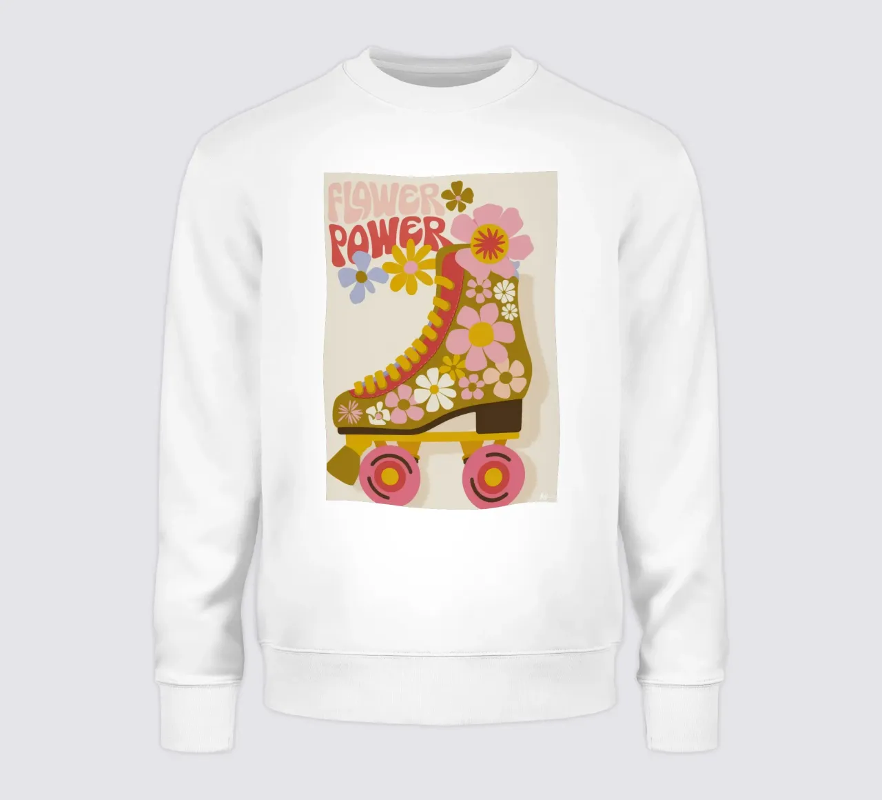 Flower Power Skate felpa da Seren Liodra