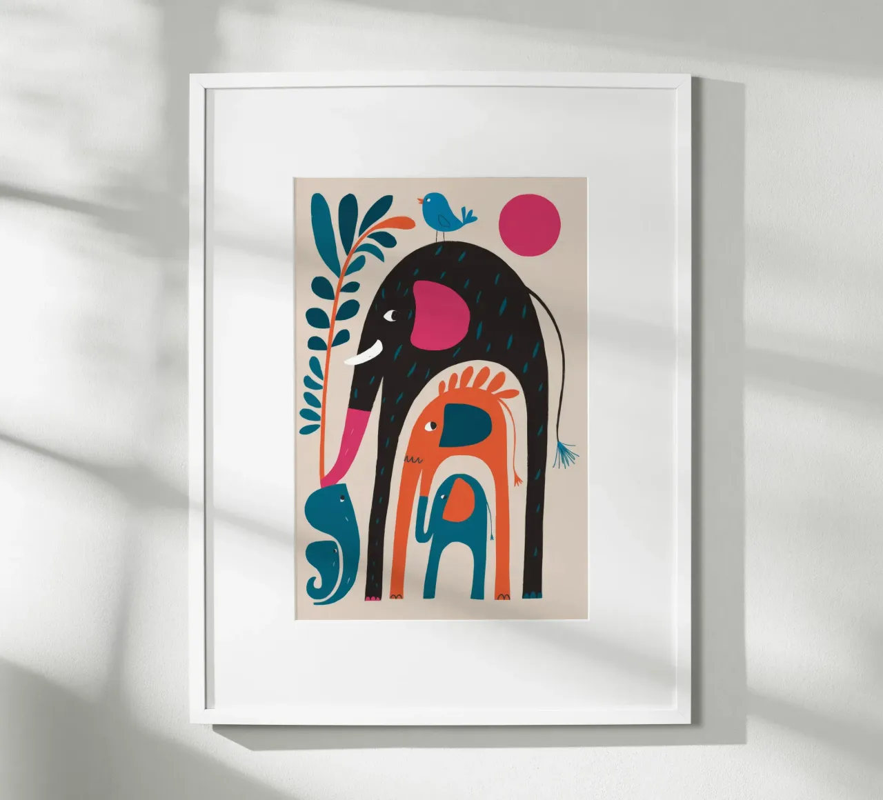 Abstract Elephant Art hahnemühle by Seren Liodra