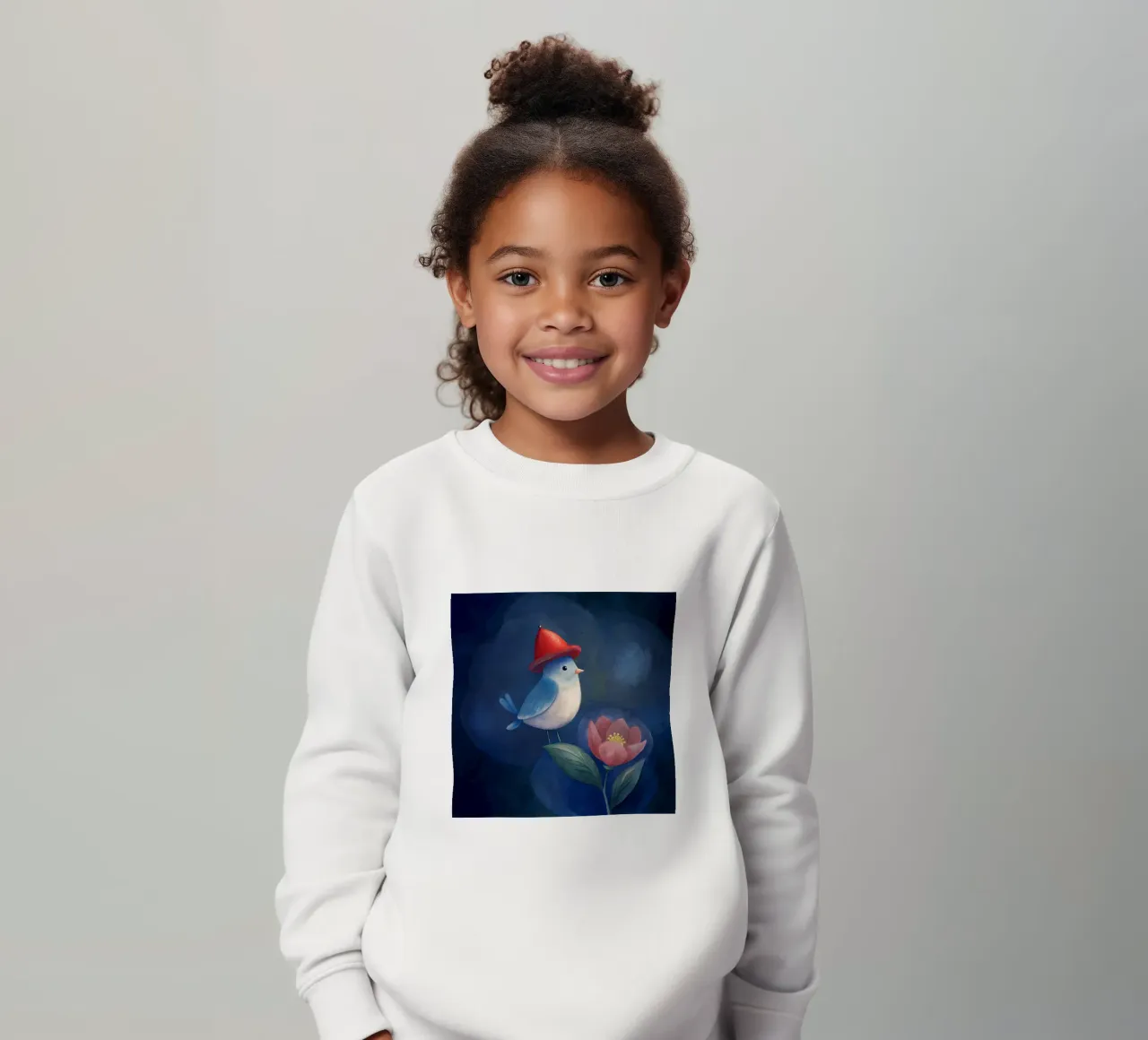 uccello pensatore felpa bambino da 🎁 ARTVI-SHOP