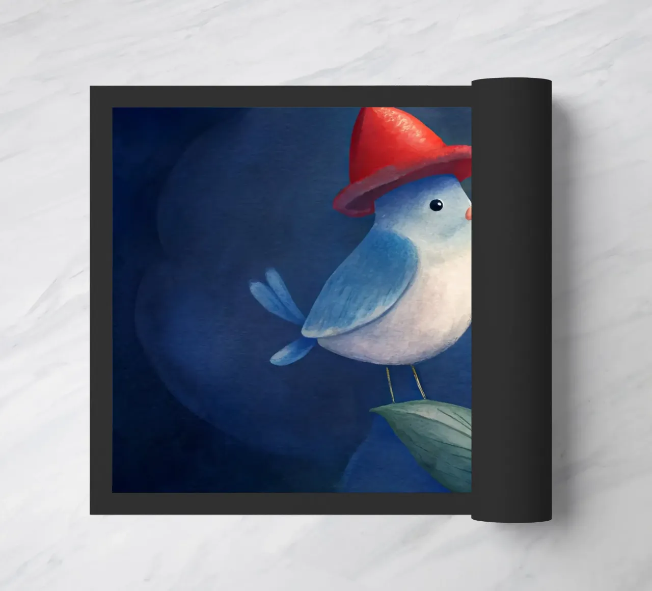 uccello pensatore zerbino da 🎁 ARTVI-SHOP