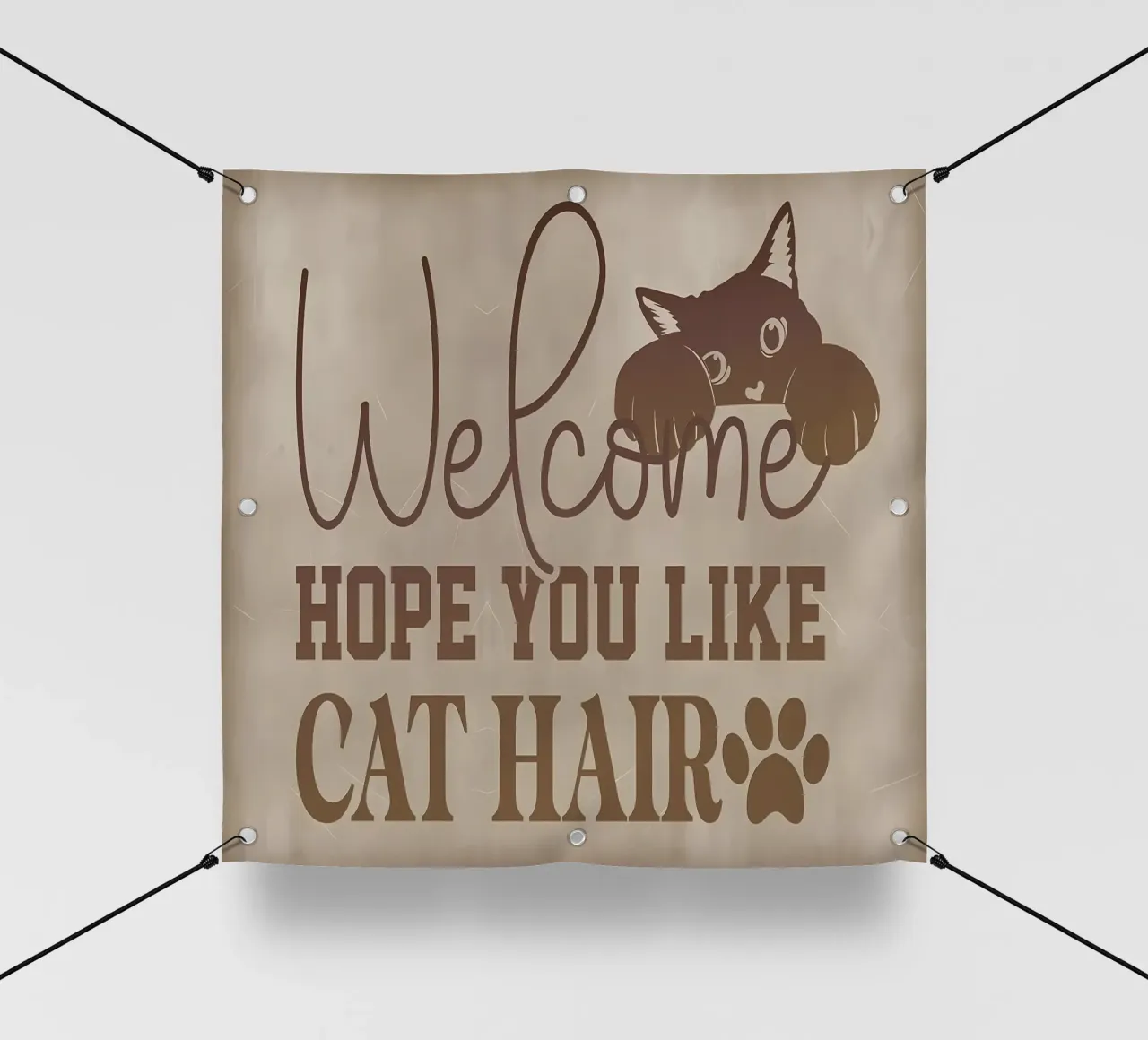 Spero che ti piaccia il pelo di gatto telo in pvc da Monique A Hooper