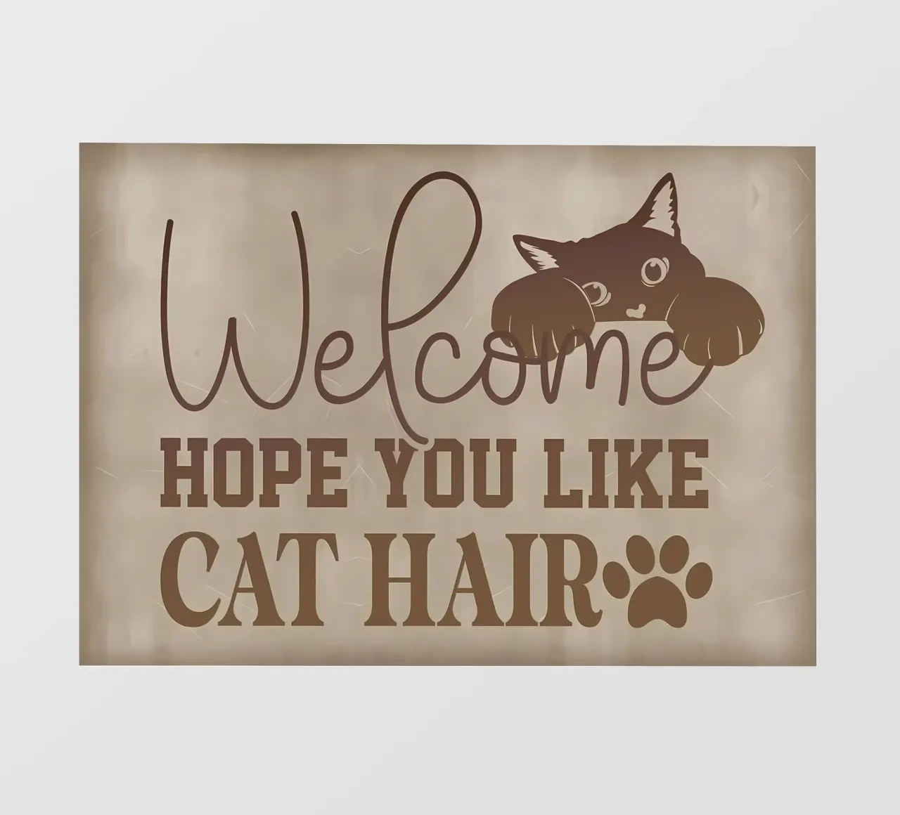 Spero che ti piaccia il pelo di gatto telo in pvc da Monique A Hooper