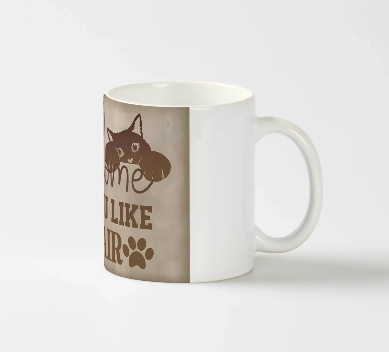 Spero che ti piaccia il pelo di gatto tazza in ceramica da Monique A Hooper