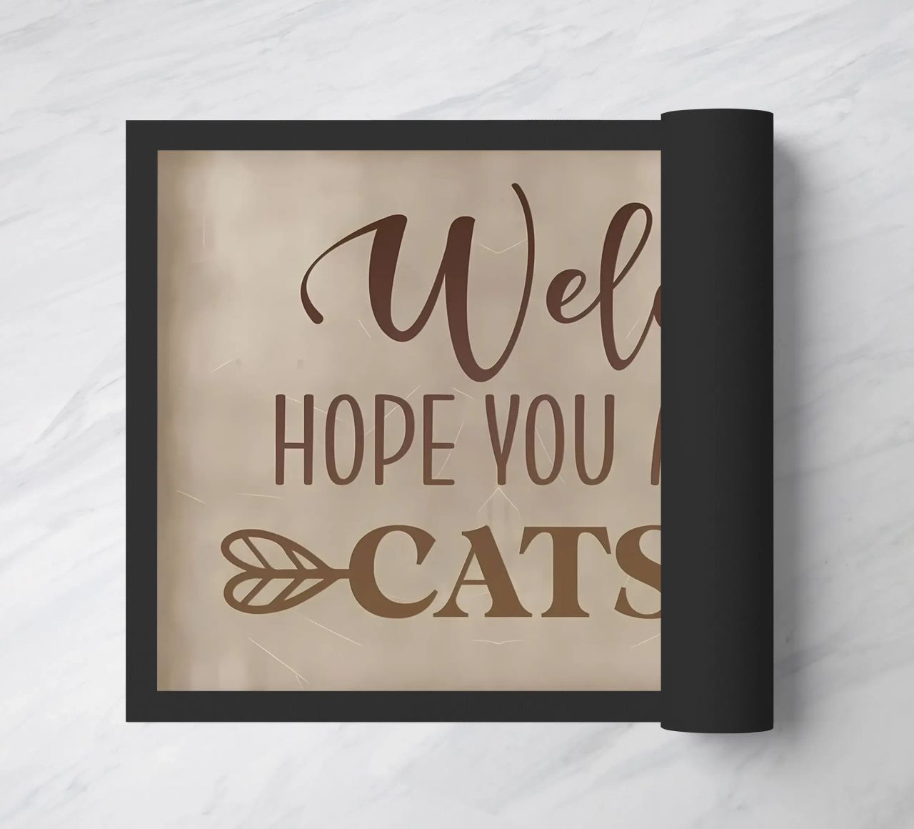 Hope you like cat hair doormat by Monique A Hooper
