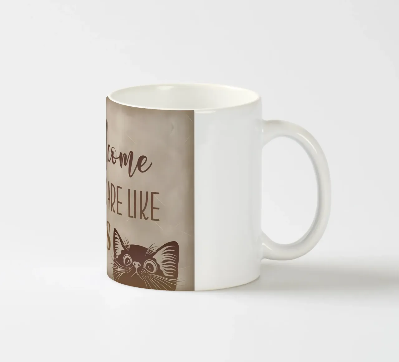 Spero che ti piaccia il pelo di gatto tazza in ceramica da Monique A Hooper