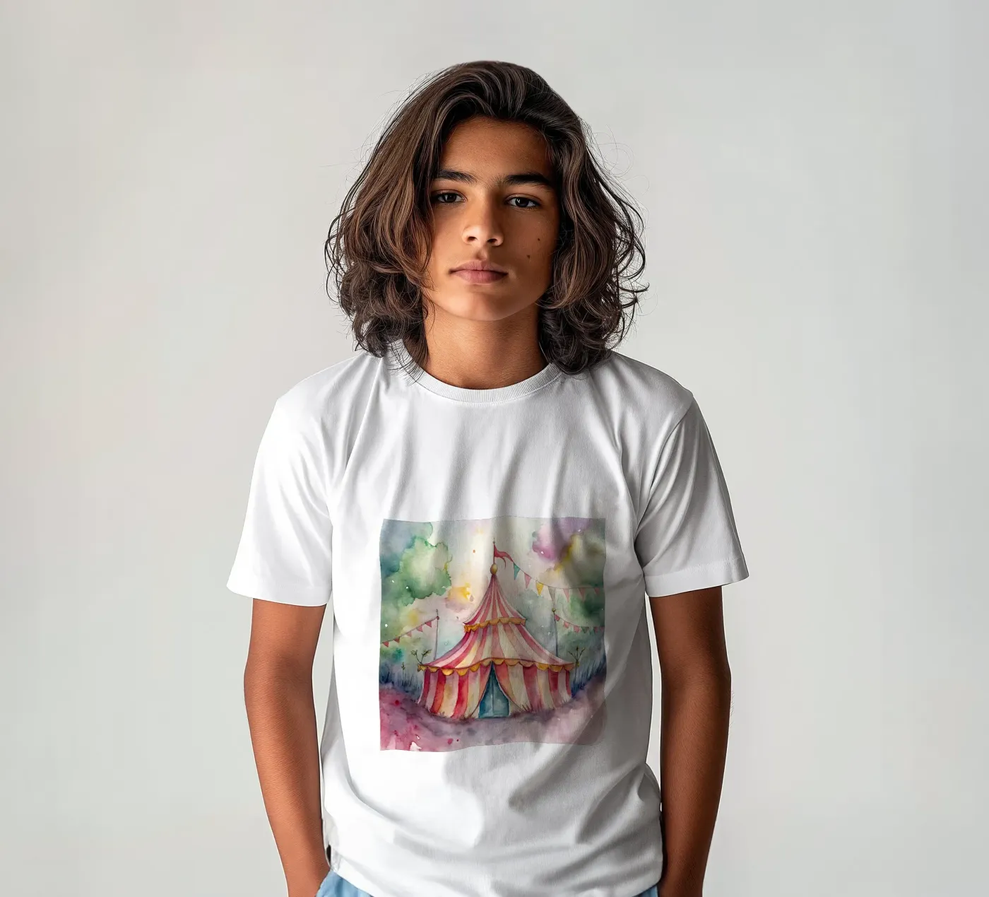 children's circus kinder t-shirt van 🎁 NOBELART