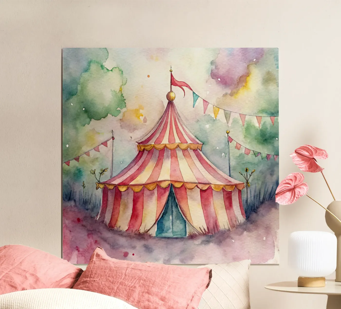 children's circus poster van 🎁 NOBELART