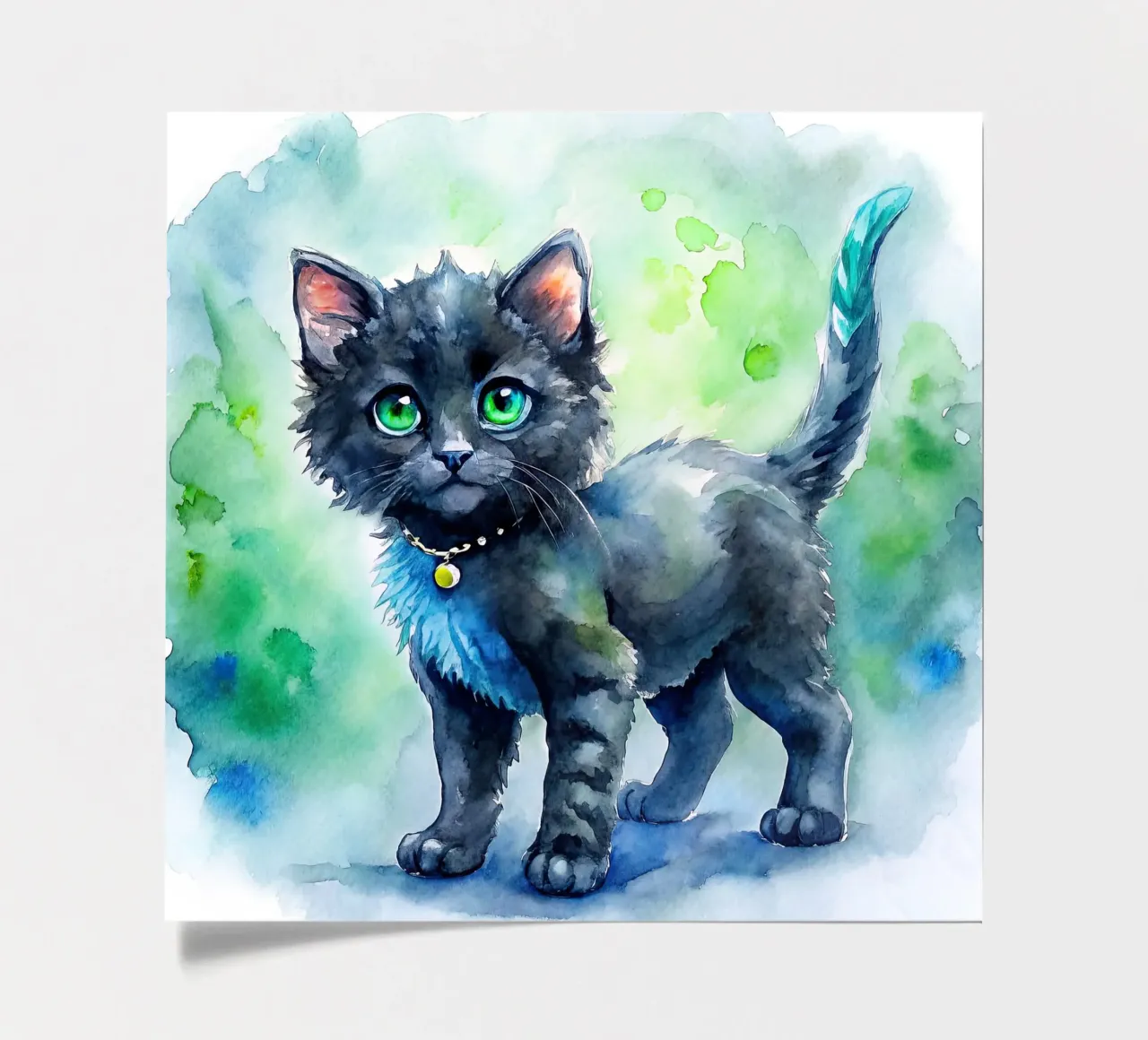 kitten in watercolor sticker sheet by 🎁 ARTVI-SHOP