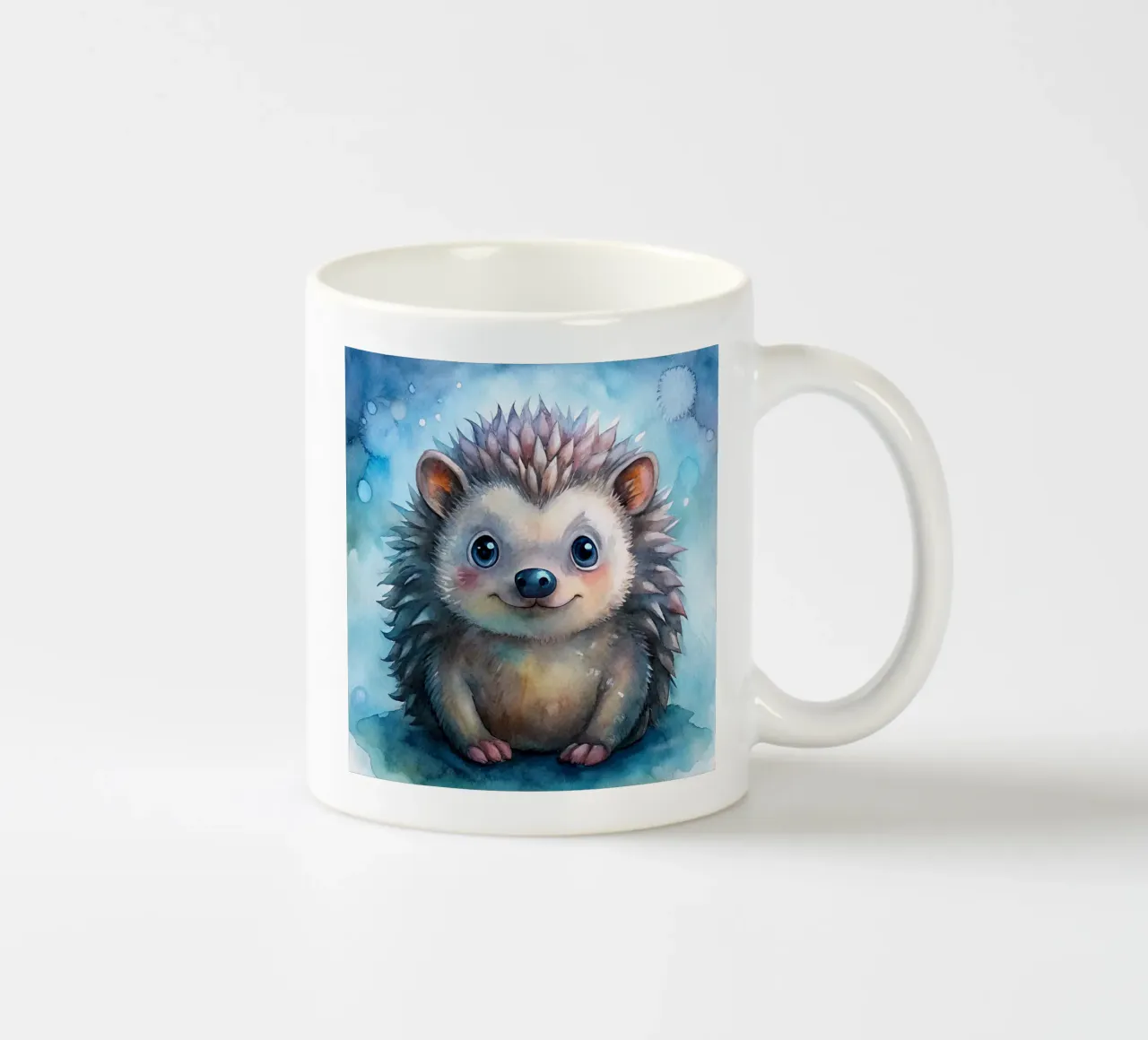 Un riccio molto felice tazza in ceramica da 🎁 ARTVI-SHOP