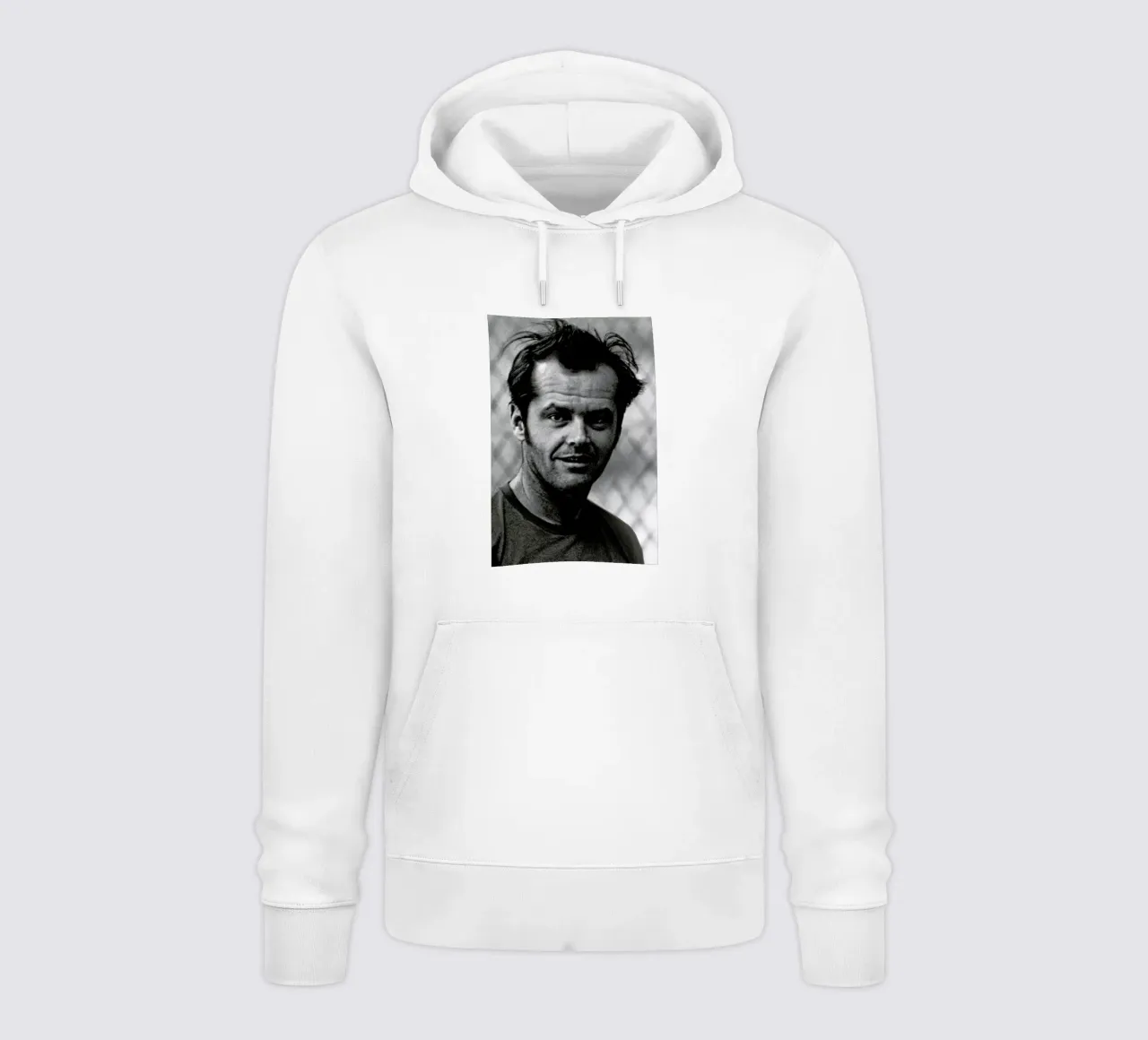 Jack Nicholson in 'One Flew Over the Cuckoo's Nest' felpa con cappuccio da Gallery Print and Art Limited