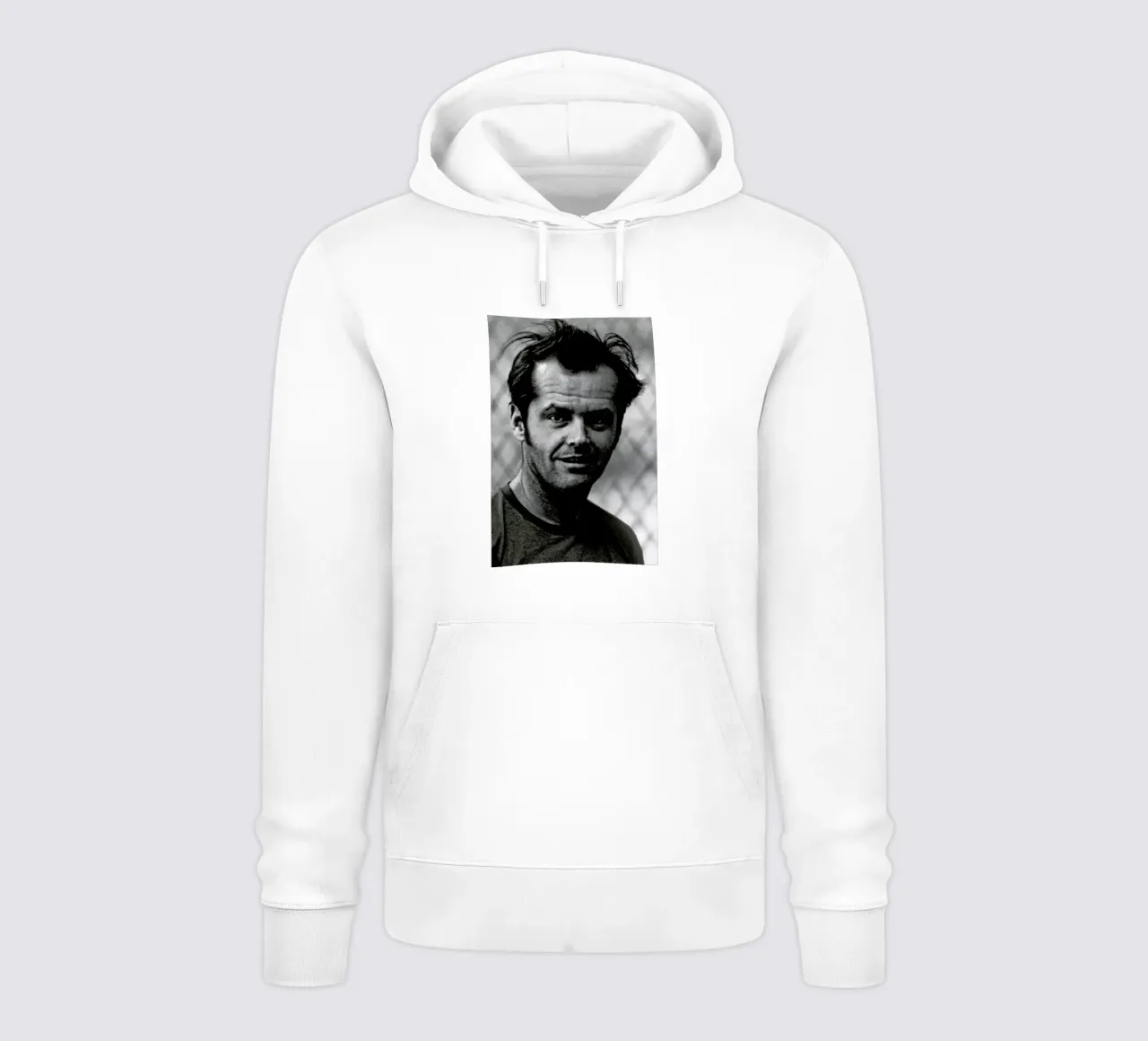 Jack Nicholson in 'One Flew Over the Cuckoo's Nest' felpa con cappuccio da Gallery Print and Art Limited