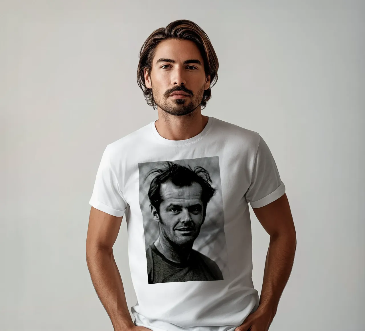Jack Nicholson in 'One Flew Over the Cuckoo's Nest' t-shirt da Gallery Print and Art Limited