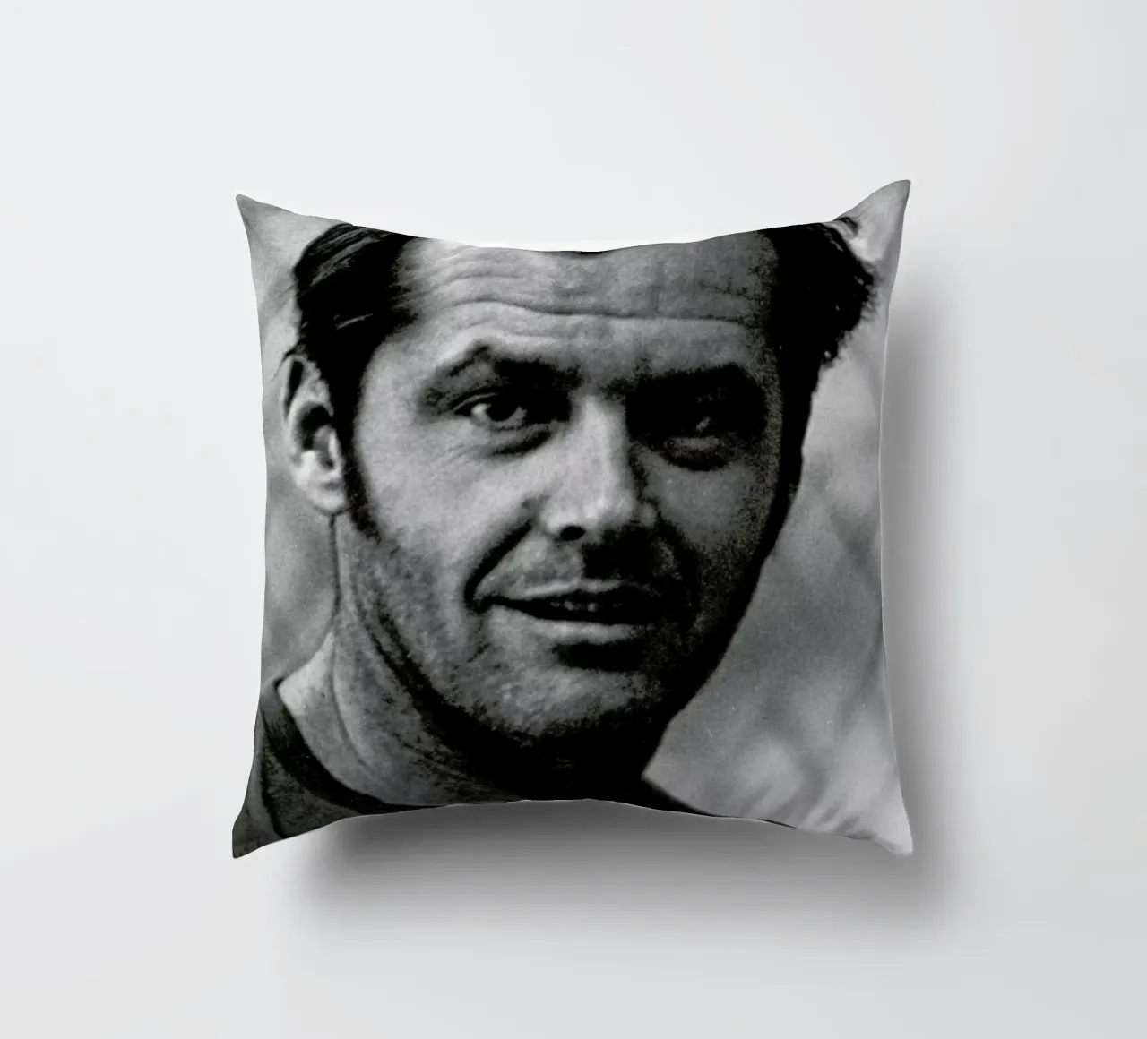 Jack Nicholson in 'One Flew Over the Cuckoo's Nest' cuscino da Gallery Print and Art Limited