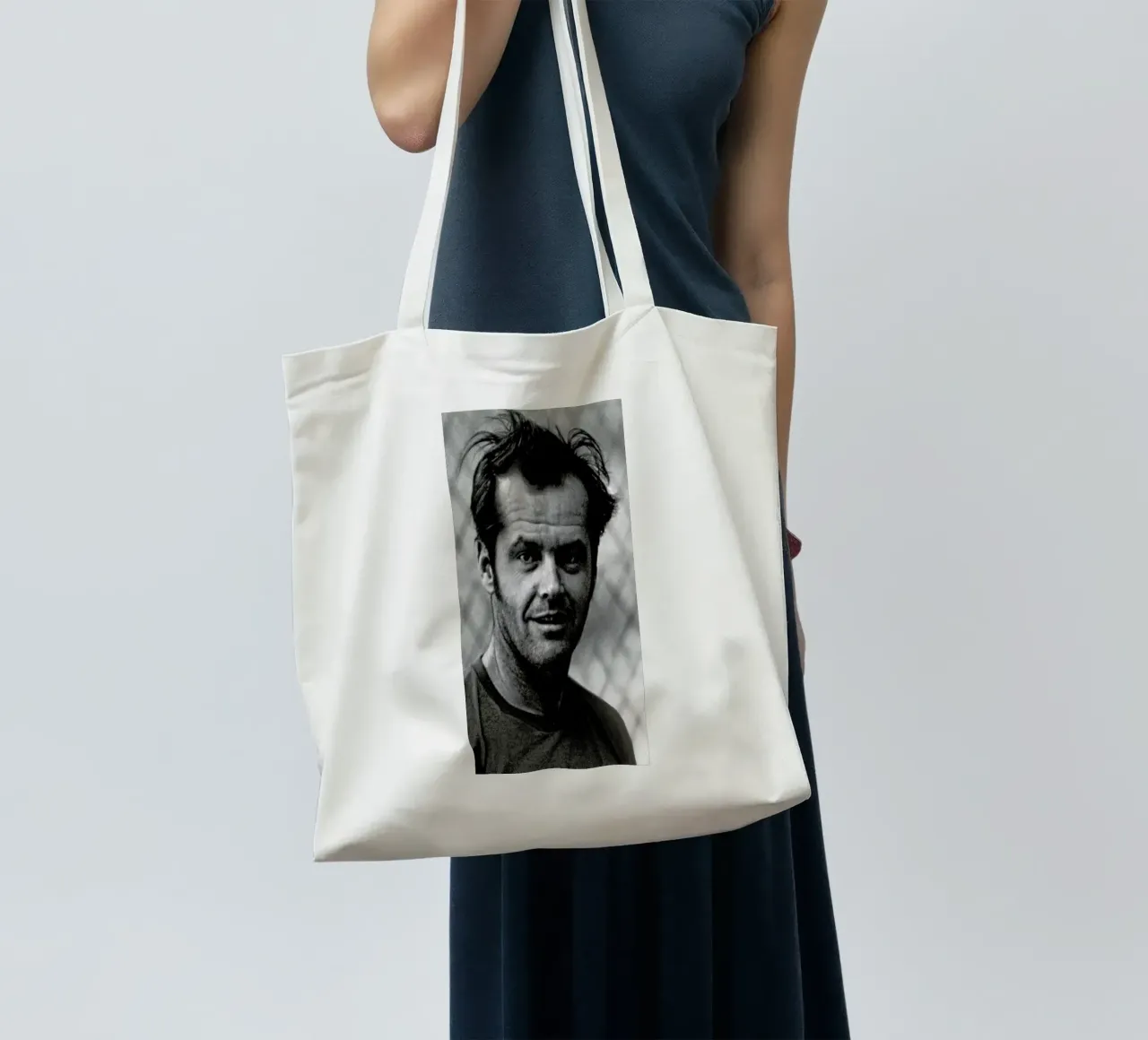 Jack Nicholson in 'One Flew Over the Cuckoo's Nest' borsa in juta da Gallery Print and Art Limited