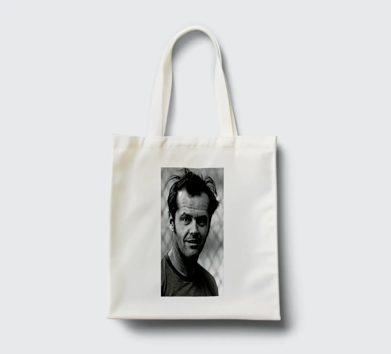 Jack Nicholson in 'One Flew Over the Cuckoo's Nest' borsa in juta da Gallery Print and Art Limited