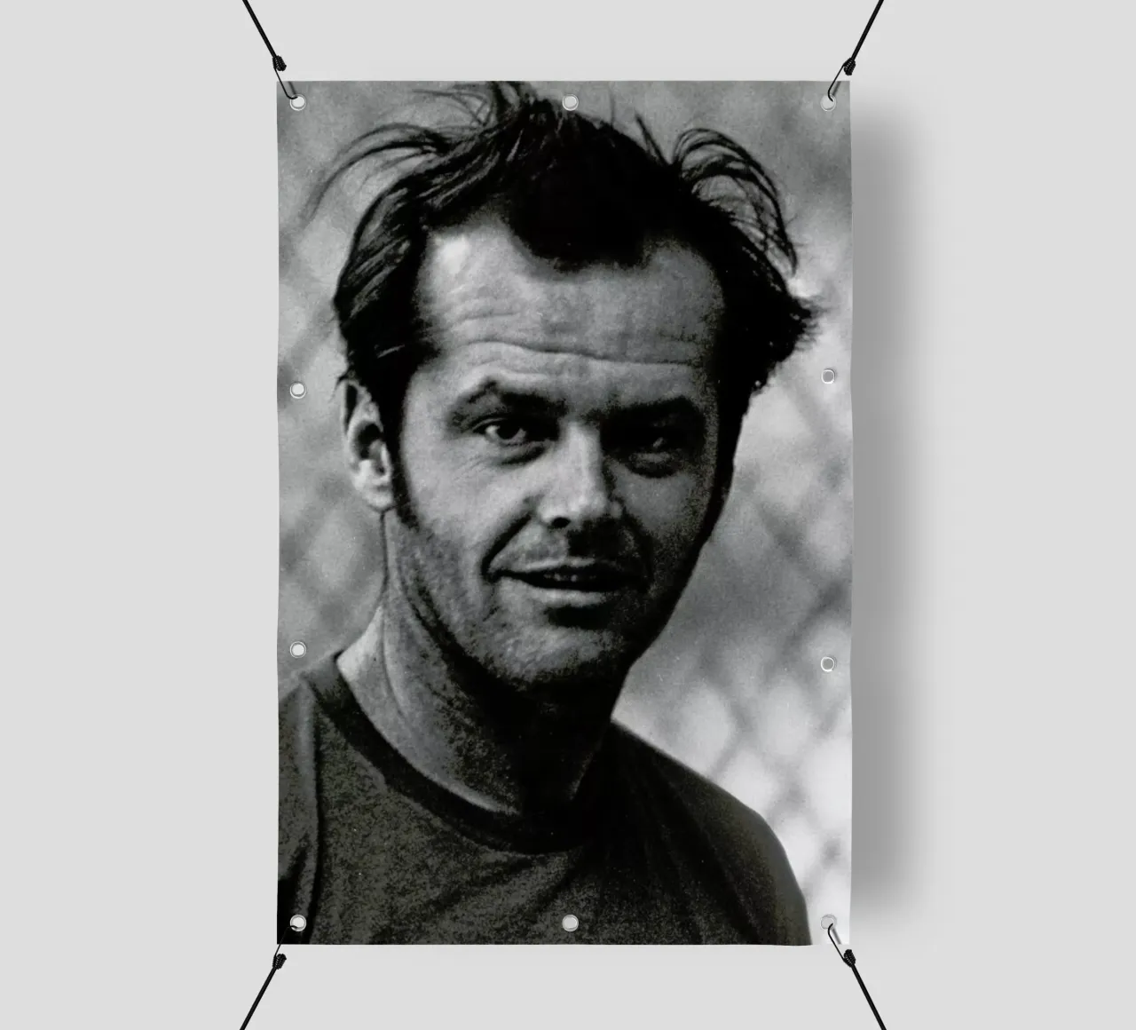 Jack Nicholson in 'One Flew Over the Cuckoo's Nest' telo in pvc da Gallery Print and Art Limited