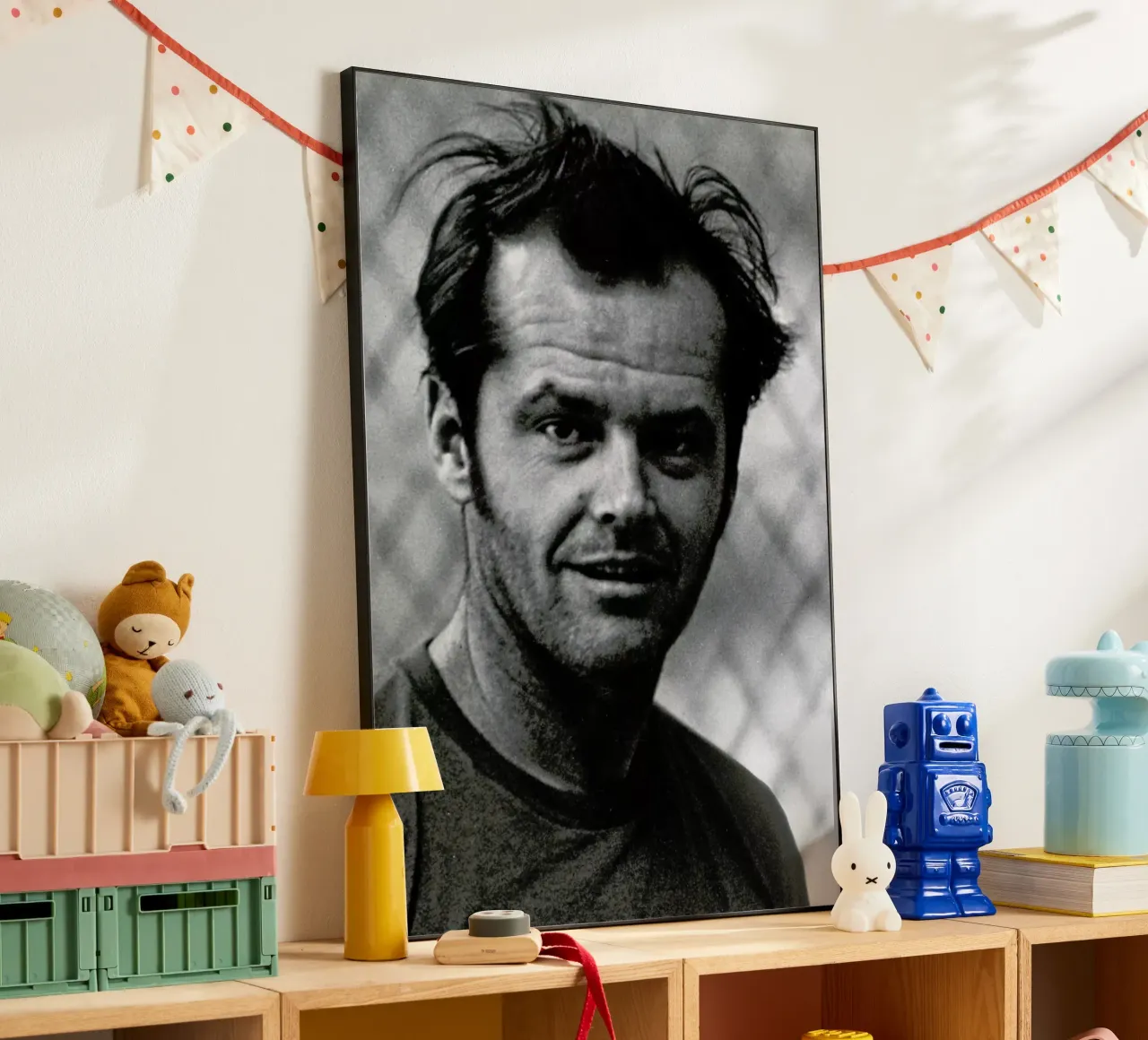 Jack Nicholson in 'One Flew Over the Cuckoo's Nest' alluminio dibond da Gallery Print and Art Limited