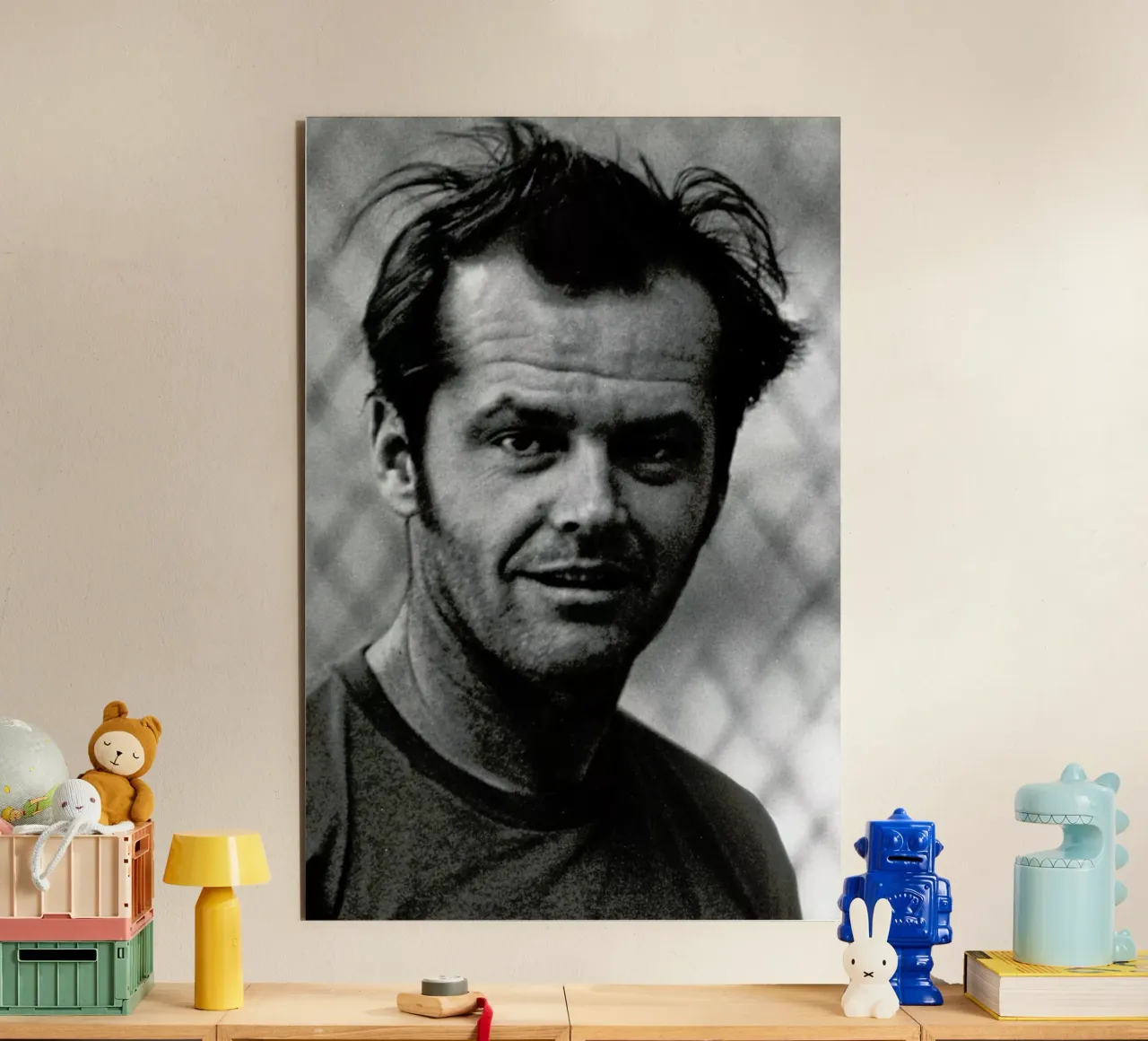 Jack Nicholson in 'One Flew Over the Cuckoo's Nest' alluminio dibond da Gallery Print and Art Limited