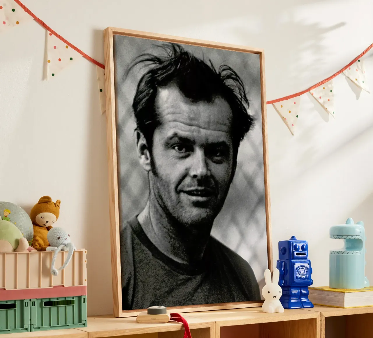 Jack Nicholson in 'One Flew Over the Cuckoo's Nest' tela da Gallery Print and Art Limited