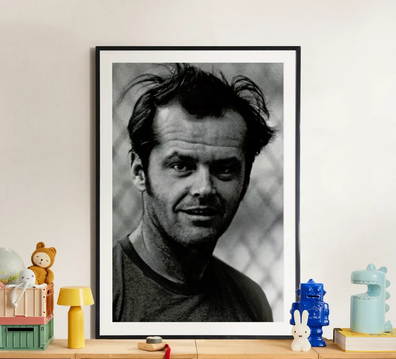 Jack Nicholson in 'One Flew Over the Cuckoo's Nest' carta hahnemühle da Gallery Print and Art Limited