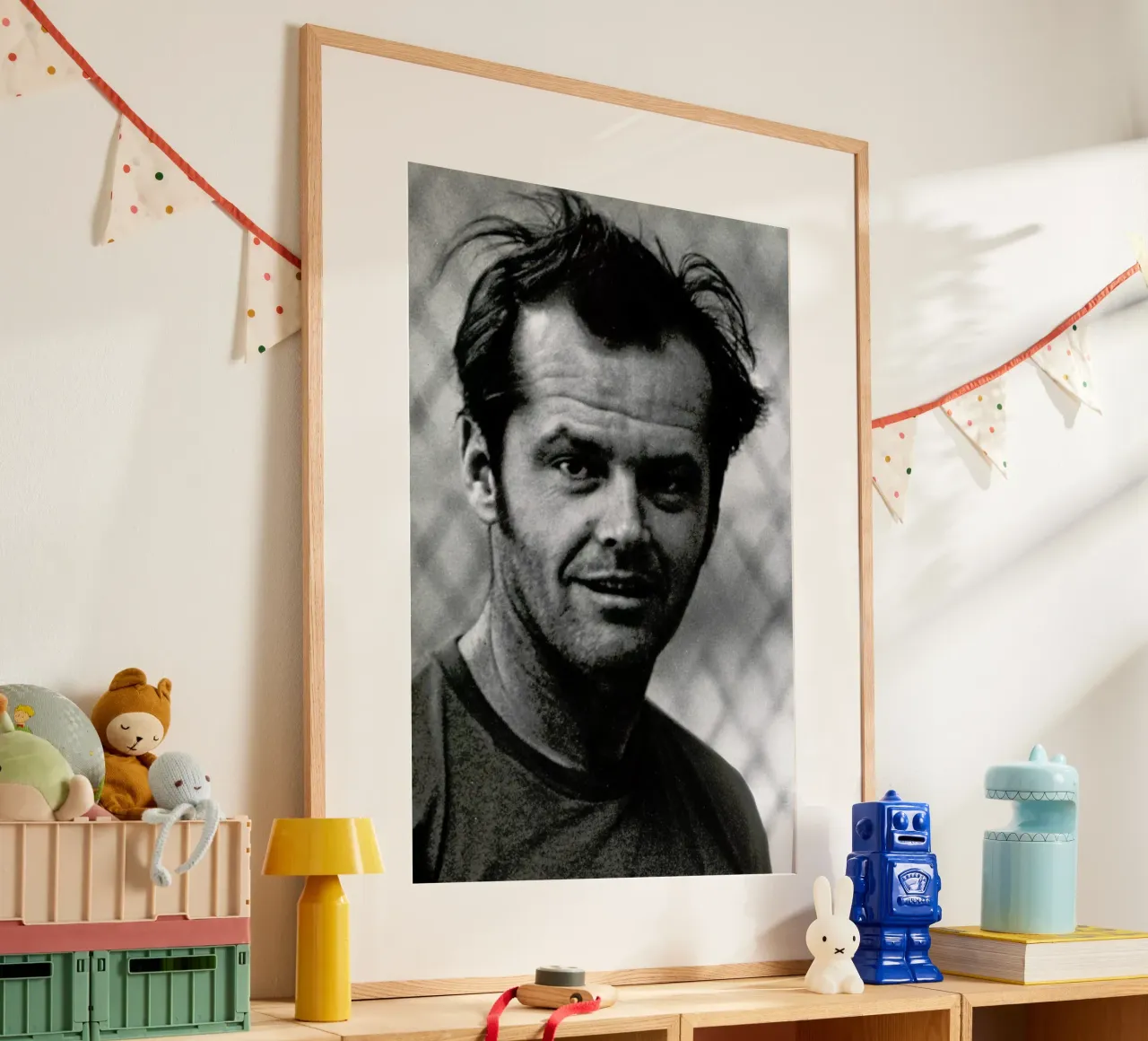 Jack Nicholson in 'One Flew Over the Cuckoo's Nest' carta hahnemühle da Gallery Print and Art Limited