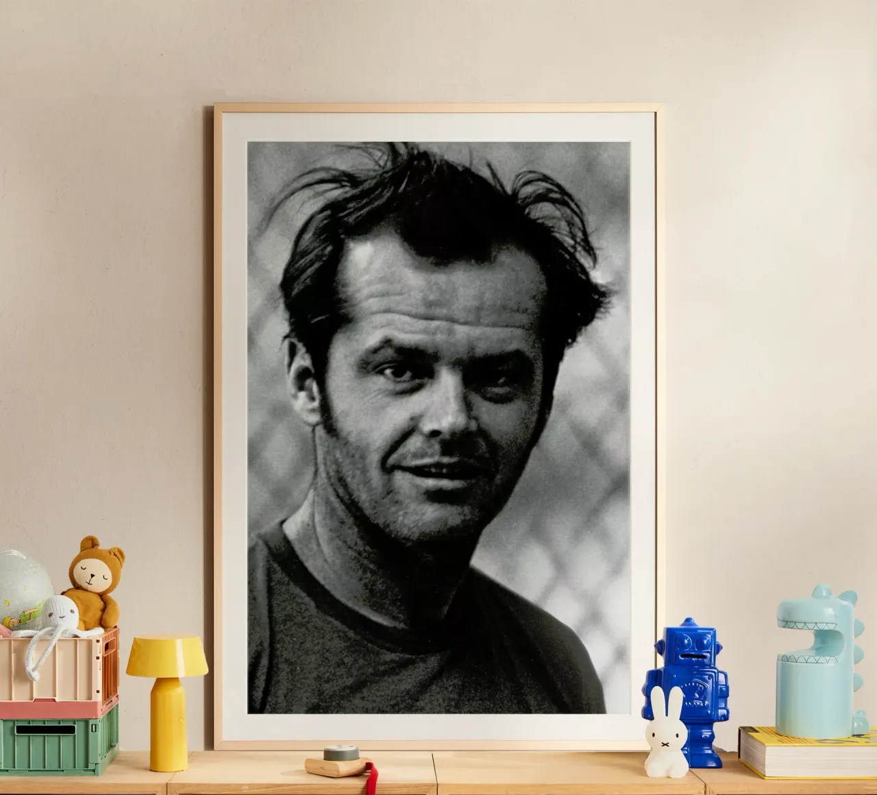Jack Nicholson in 'One Flew Over the Cuckoo's Nest' carta hahnemühle da Gallery Print and Art Limited