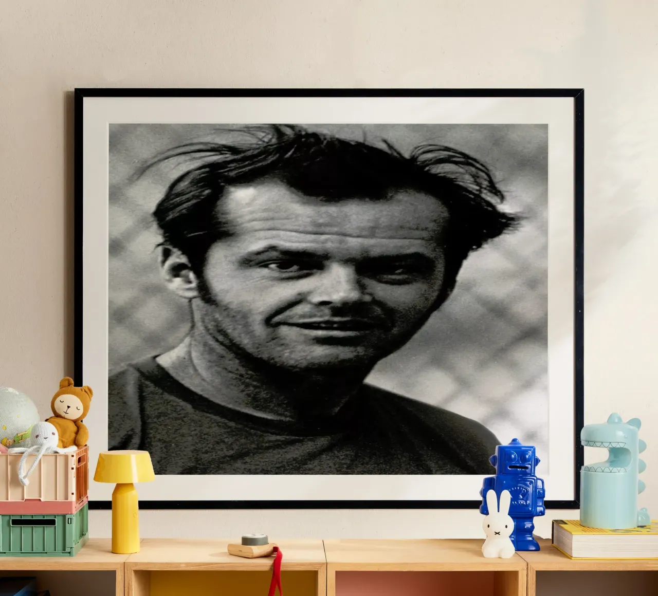Jack Nicholson in 'One Flew Over the Cuckoo's Nest' carta hahnemühle da Gallery Print and Art Limited