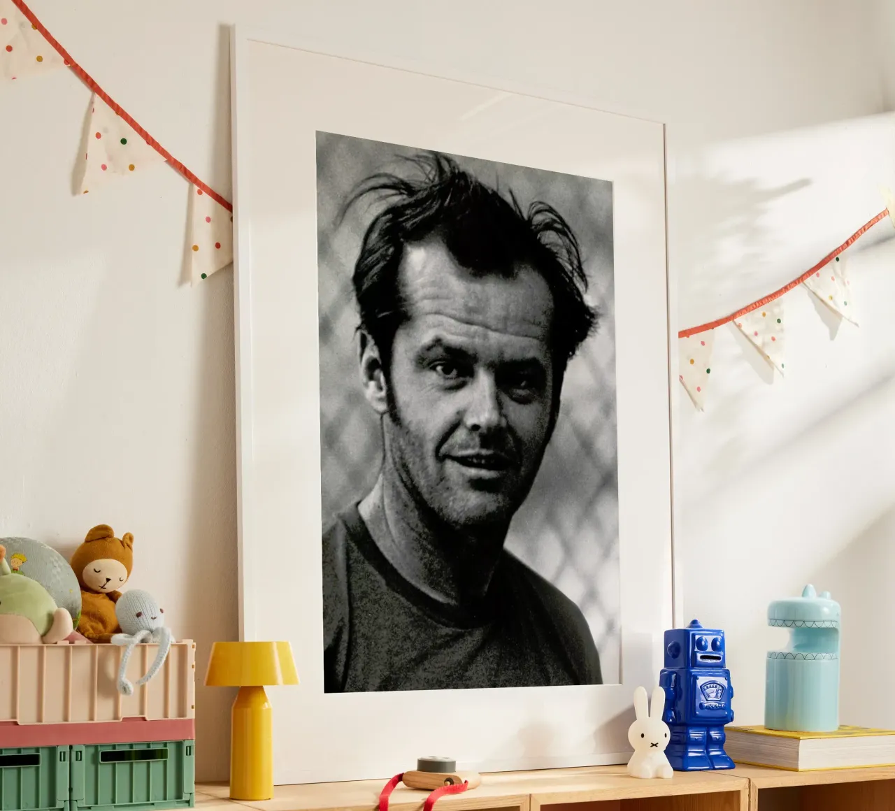 Jack Nicholson in 'One Flew Over the Cuckoo's Nest' carta hahnemühle da Gallery Print and Art Limited