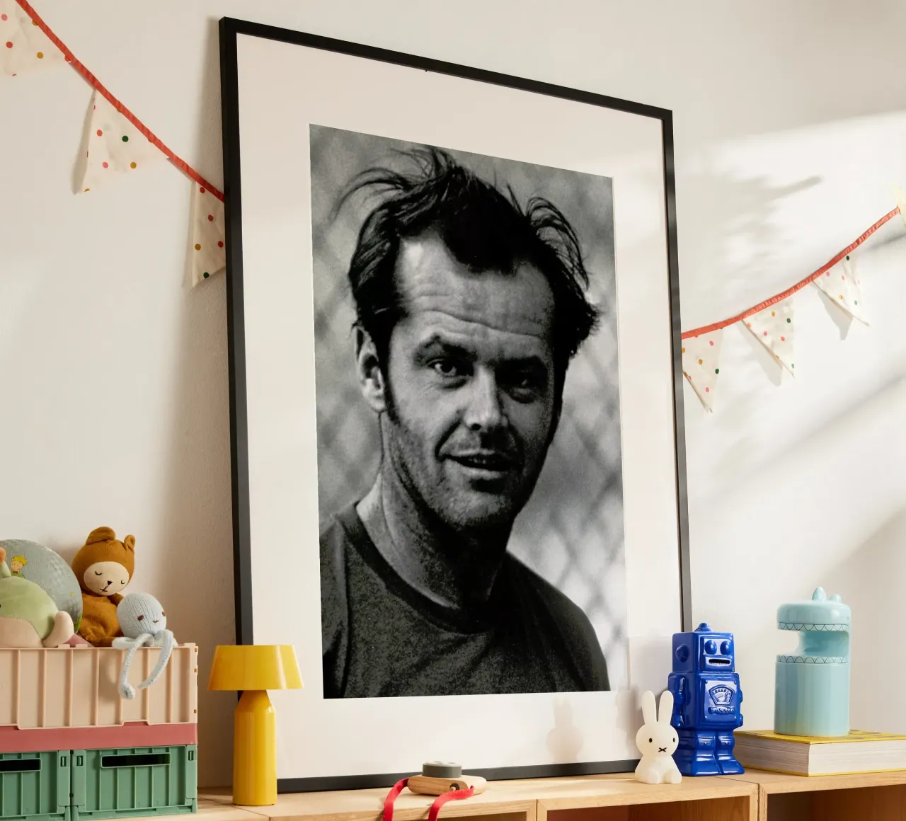 Jack Nicholson in 'One Flew Over the Cuckoo's Nest' carta hahnemühle da Gallery Print and Art Limited