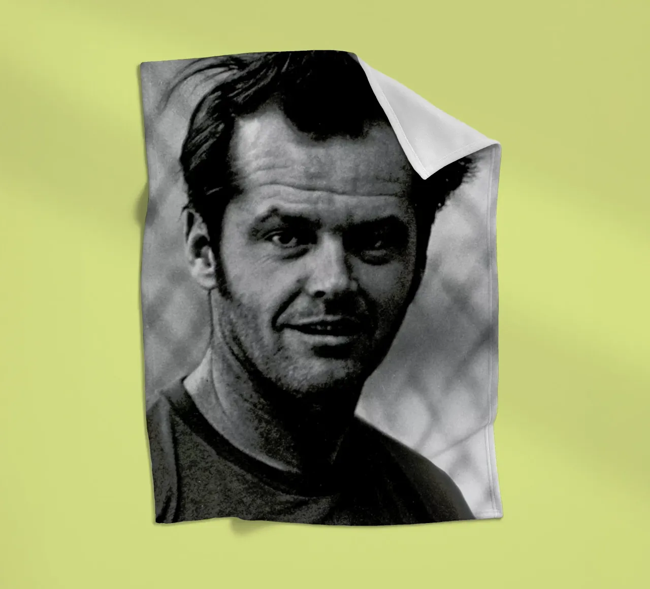 Jack Nicholson in 'One Flew Over the Cuckoo's Nest' coperta in pile da Gallery Print and Art Limited