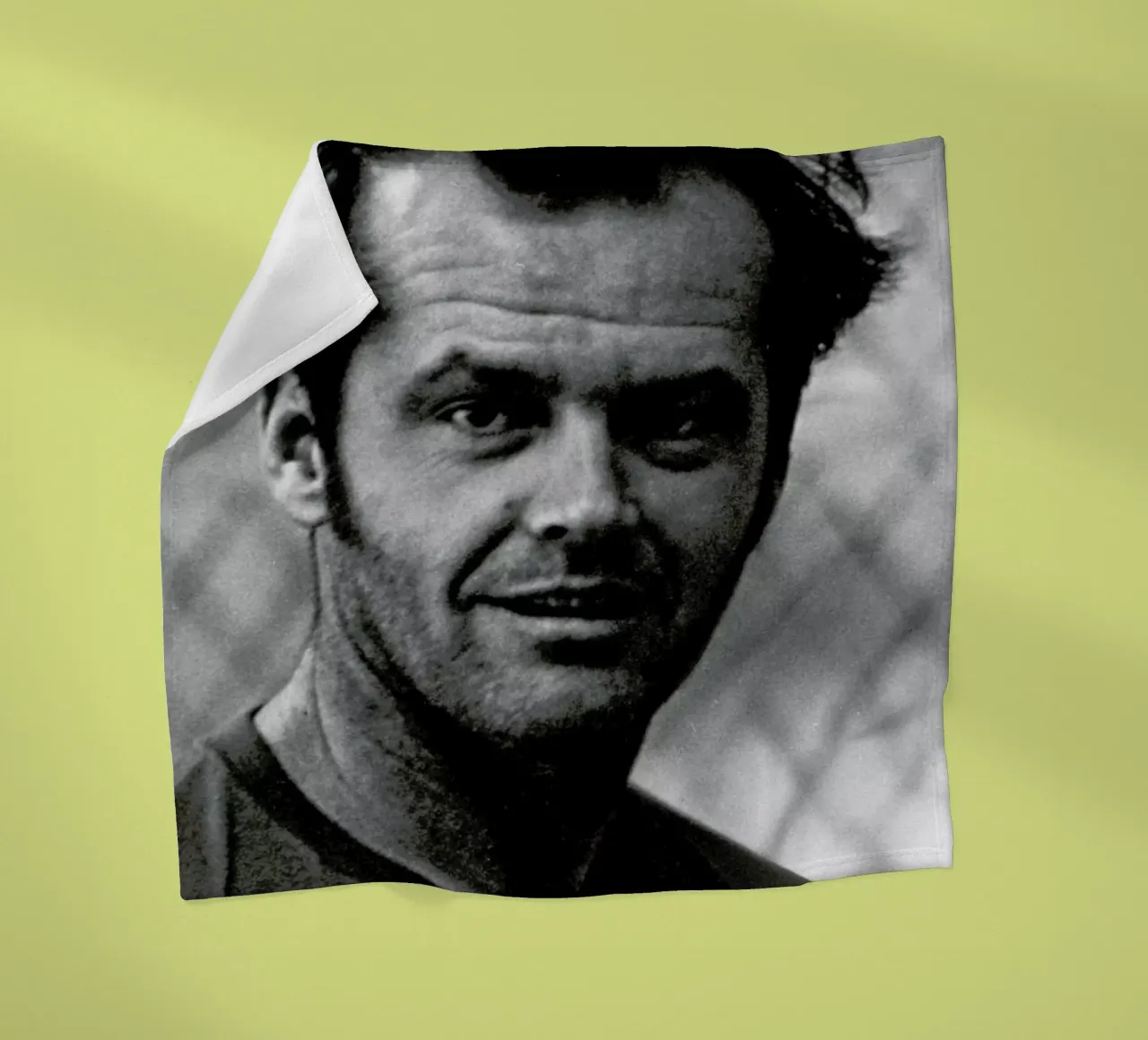 Jack Nicholson in 'One Flew Over the Cuckoo's Nest' coperta in pile da Gallery Print and Art Limited