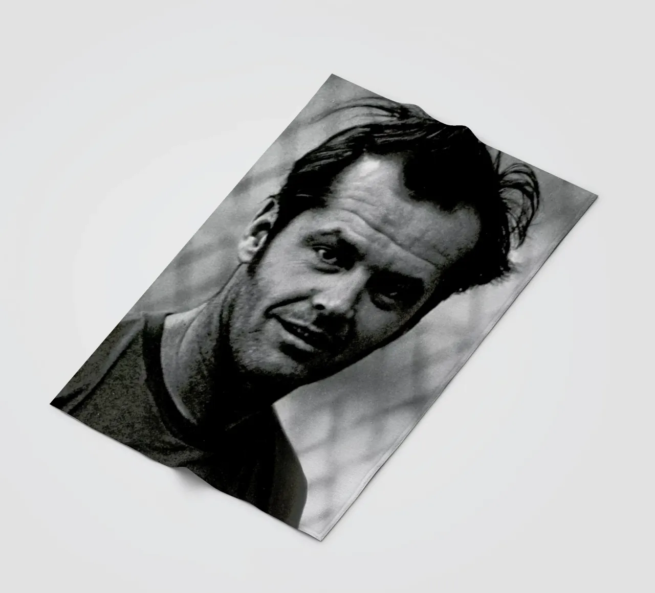 Jack Nicholson in 'One Flew Over the Cuckoo's Nest' coperta in pile da Gallery Print and Art Limited