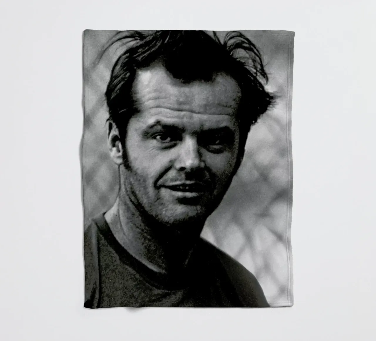 Jack Nicholson in 'One Flew Over the Cuckoo's Nest' coperta in pile da Gallery Print and Art Limited