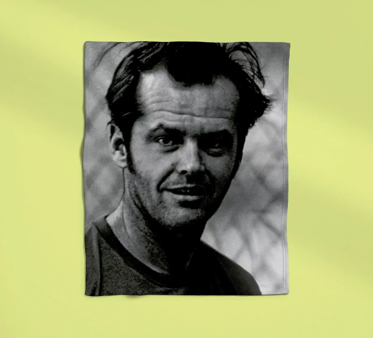 Jack Nicholson in 'One Flew Over the Cuckoo's Nest' coperta in pile da Gallery Print and Art Limited
