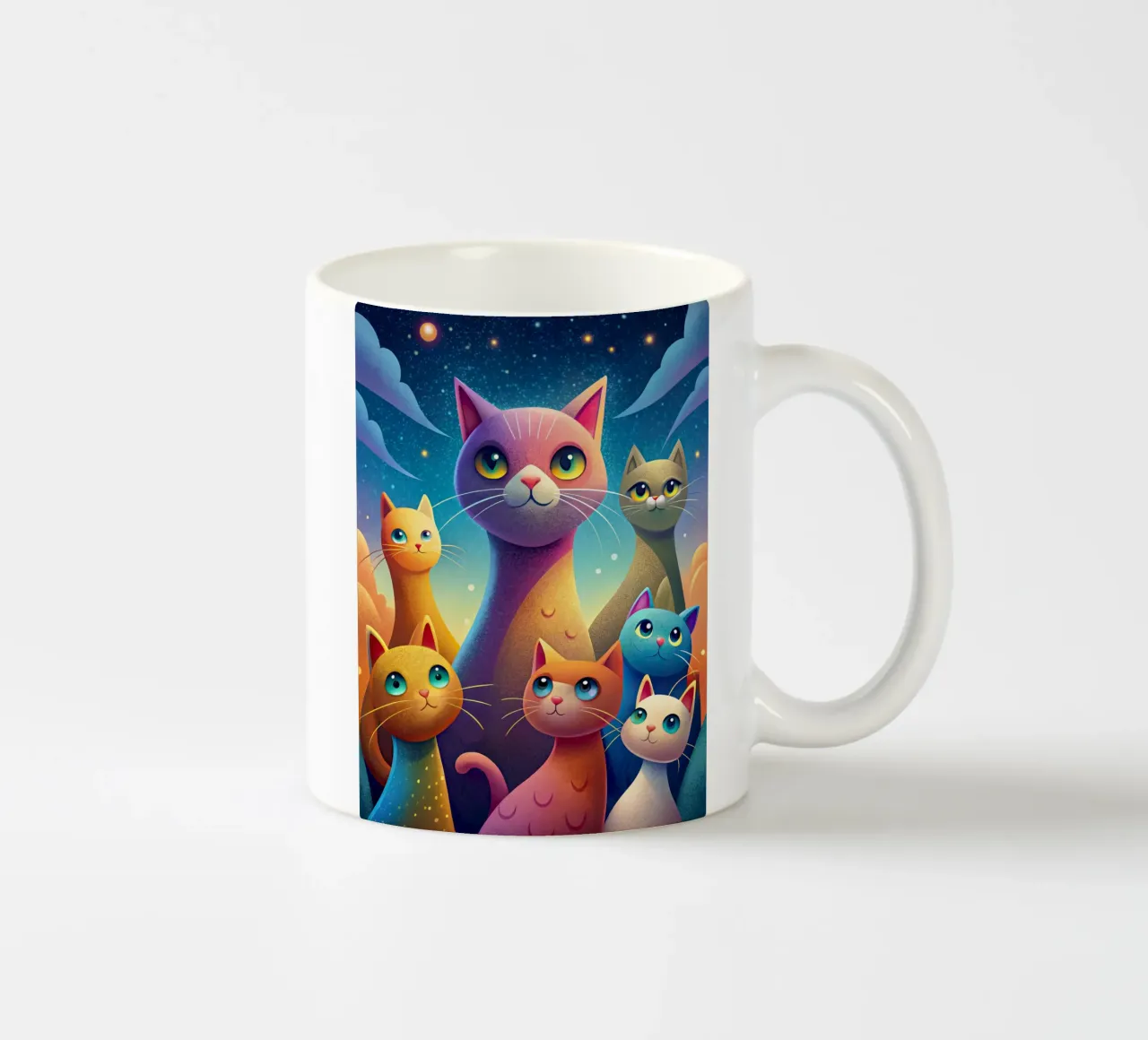 La banda dei gatti tazza in ceramica da 🎁 ARTVI-SHOP