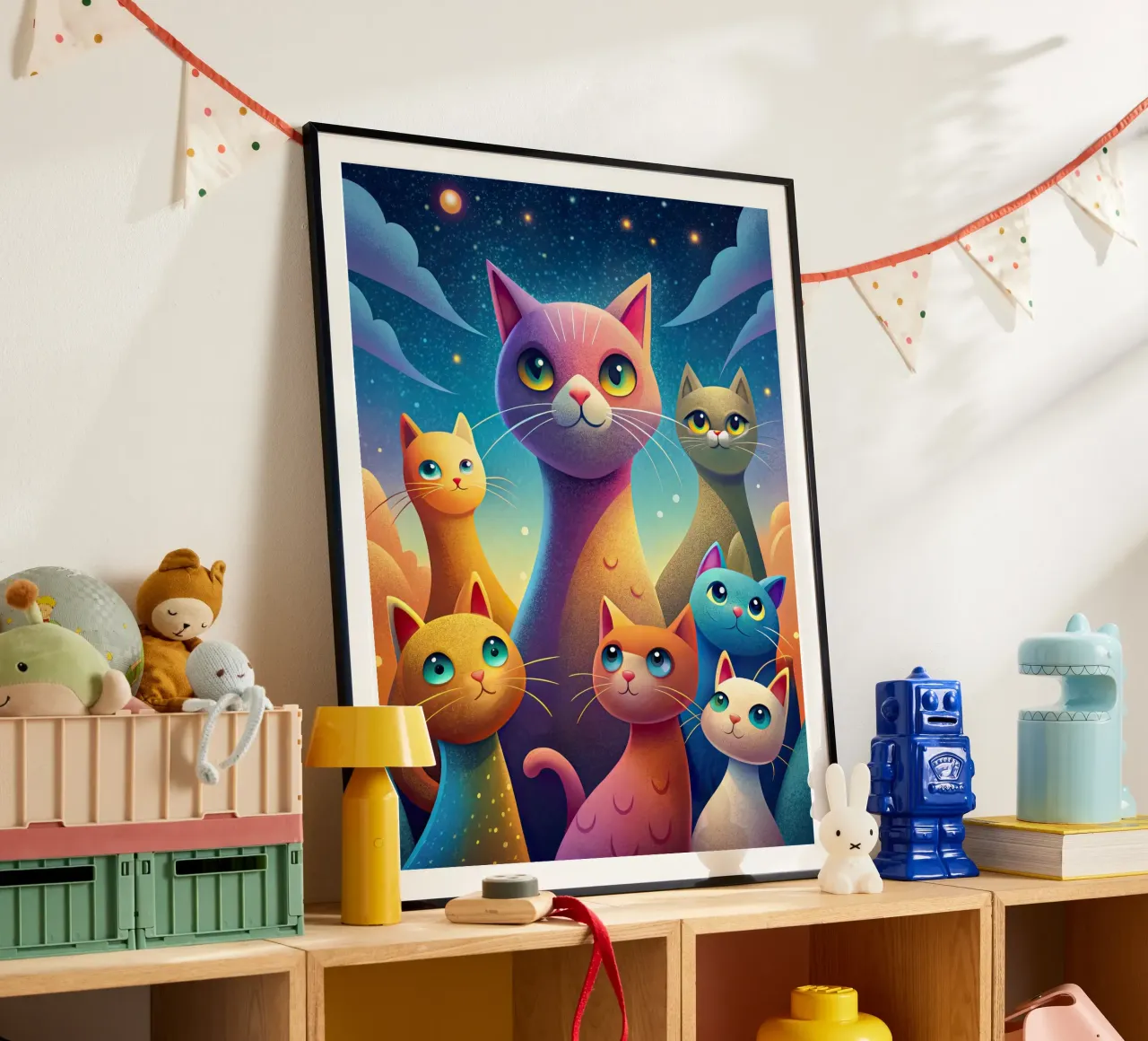 La banda dei gatti carta hahnemühle da 🎁 ARTVI-SHOP