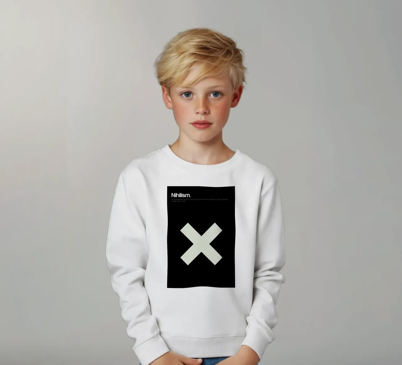 Nihilism felpa bambino da Genís Carreras
