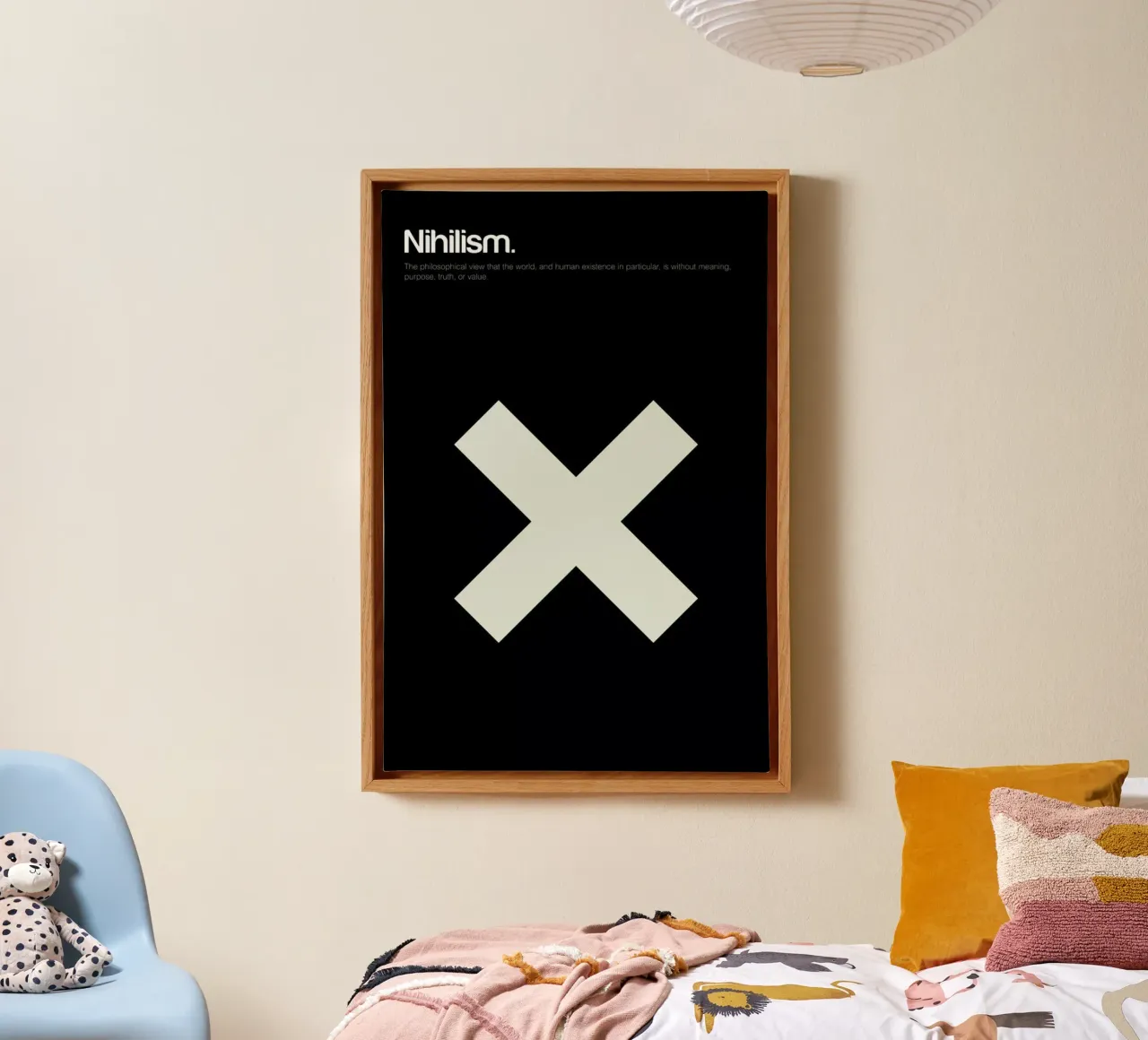 Nihilism tela con Cornice a cassetta da Genís Carreras