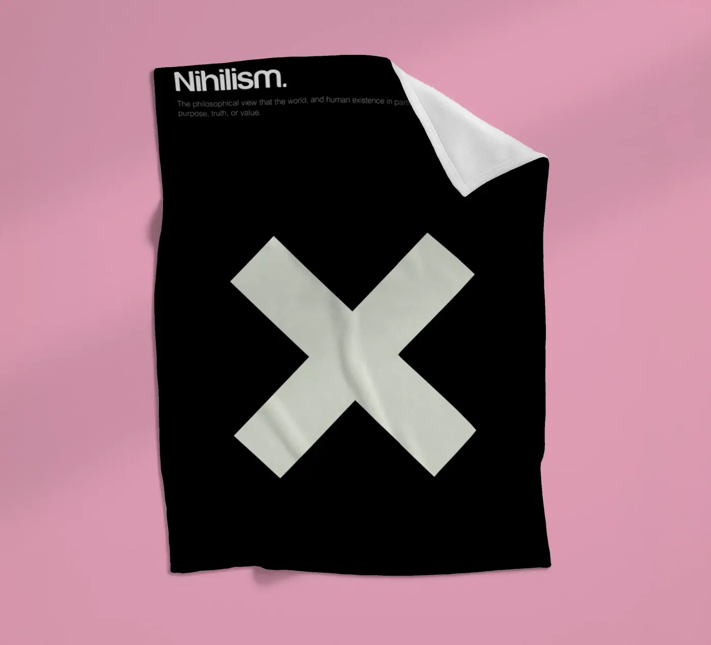 Nihilism fleecedeken van Genís Carreras