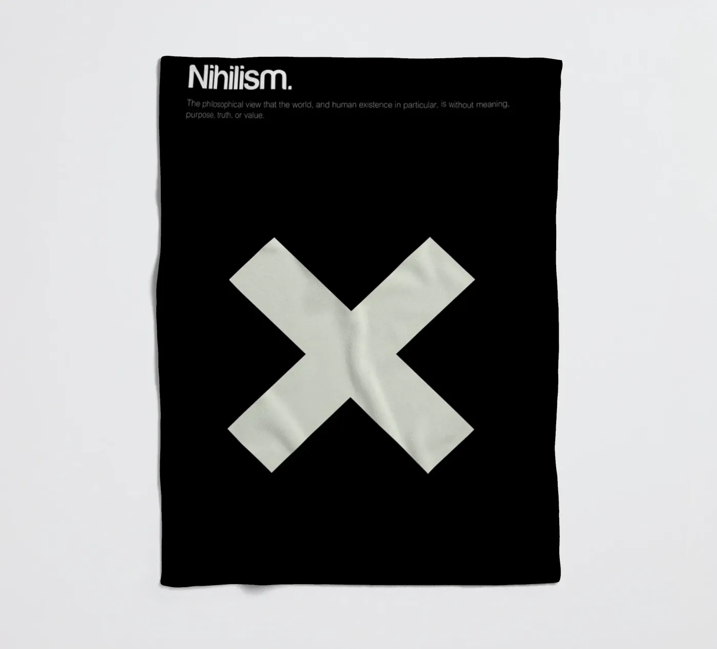 Nihilism fleecedeken van Genís Carreras