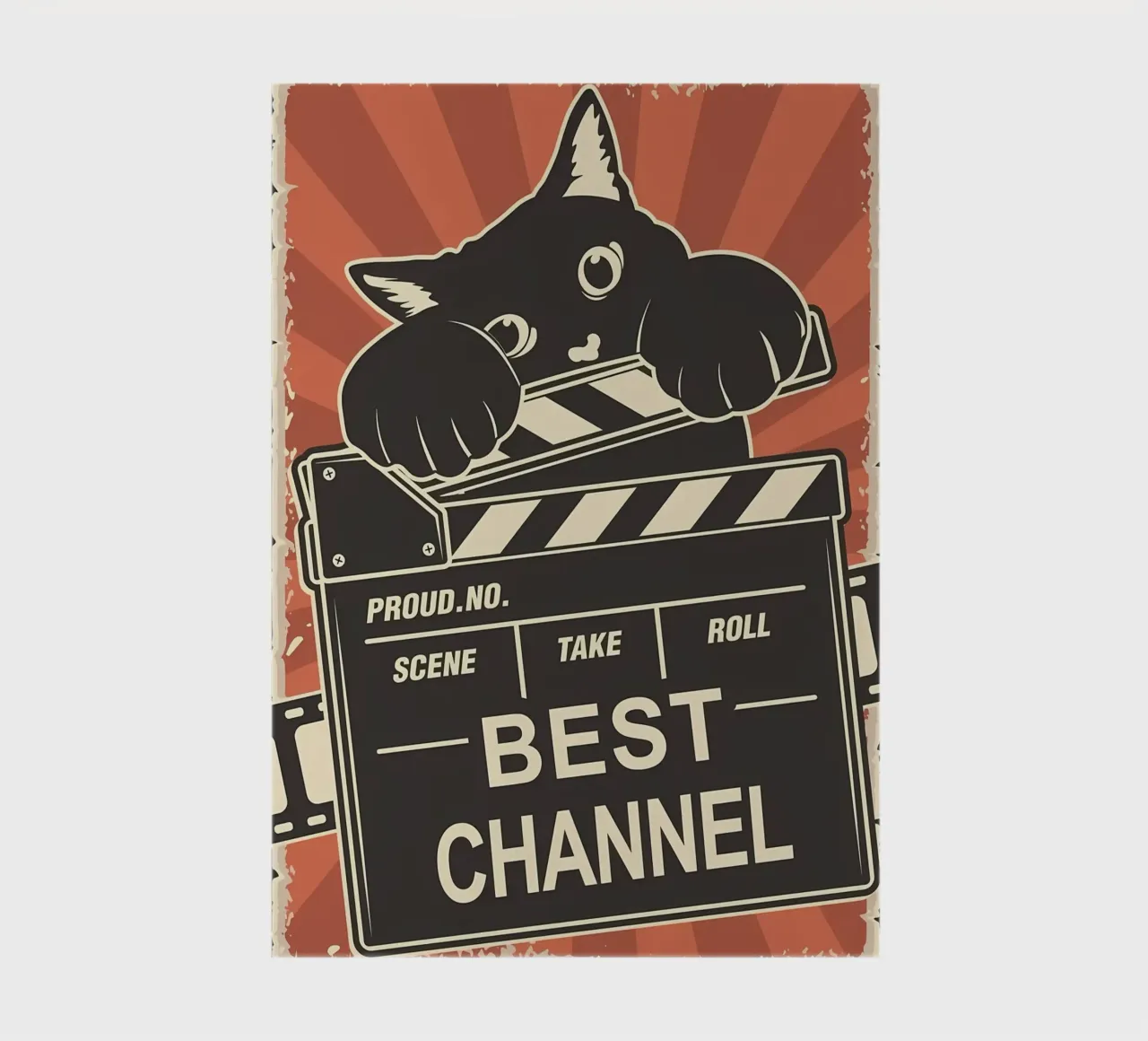 Cat Best Channel notebook by Monique A Hooper